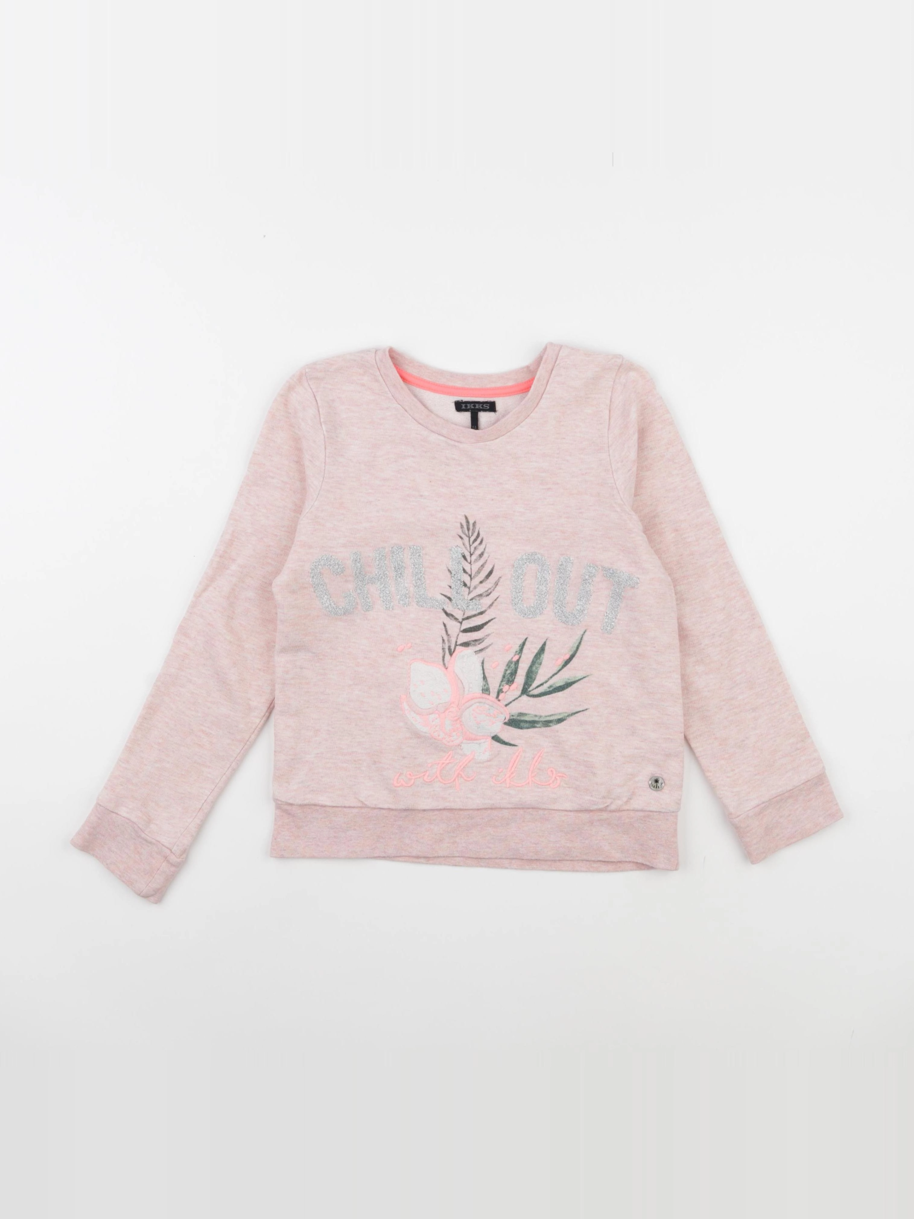 IKKS - sweat rose - 6 ans
