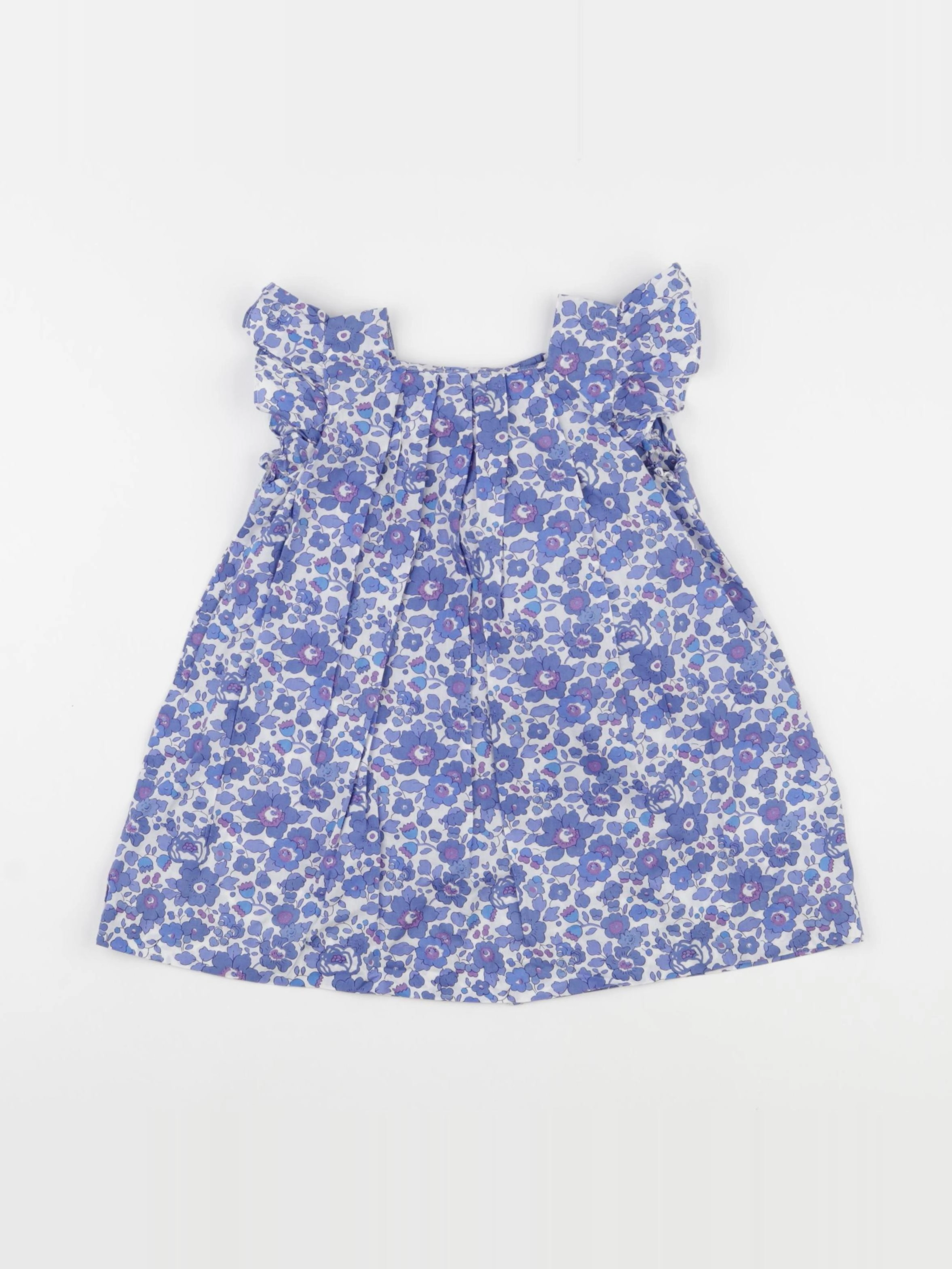 Jacadi - robe liberty bleu - 18 mois