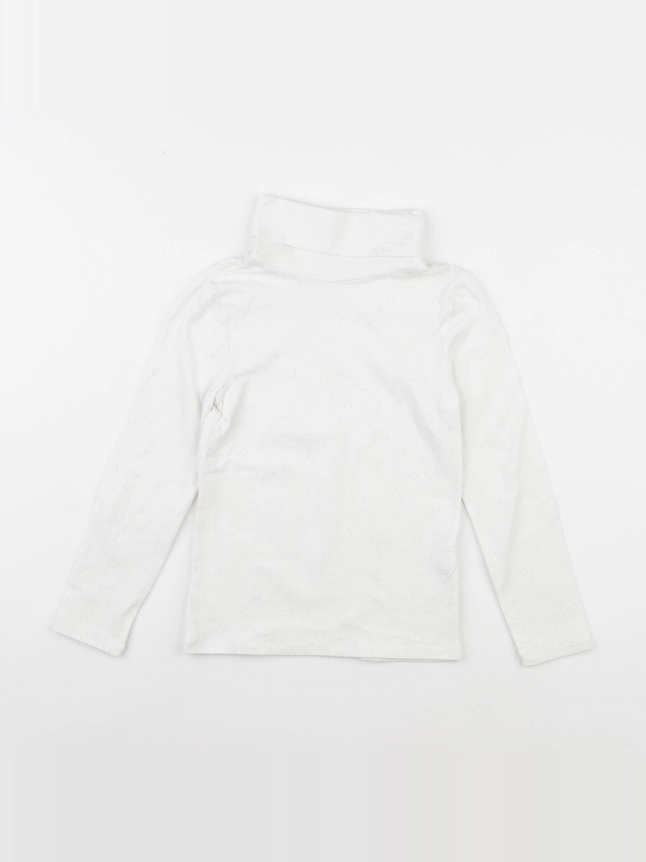 Monoprix - sous-pull blanc - 6 ans
