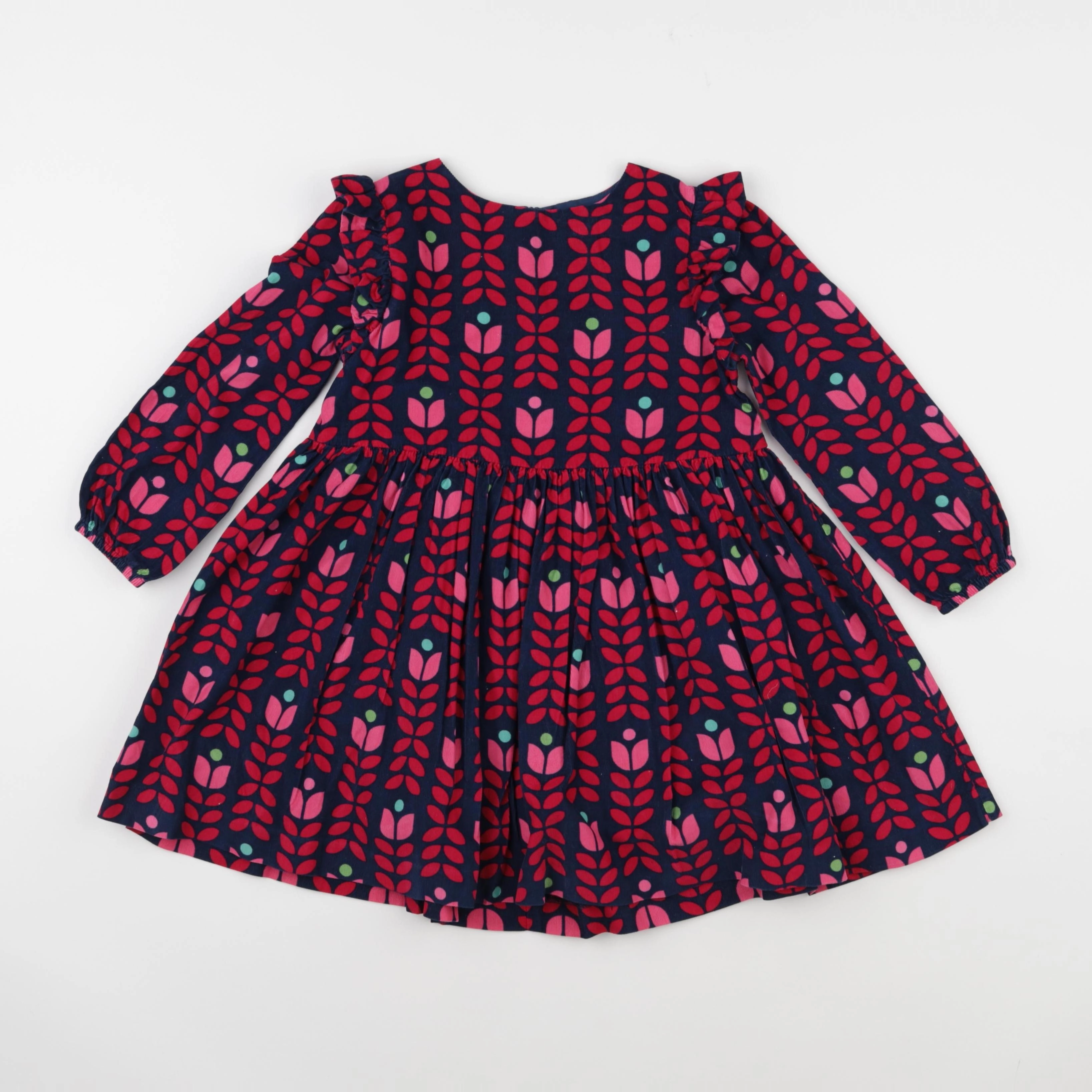 Jacadi - robe bleu, rose - 5 ans