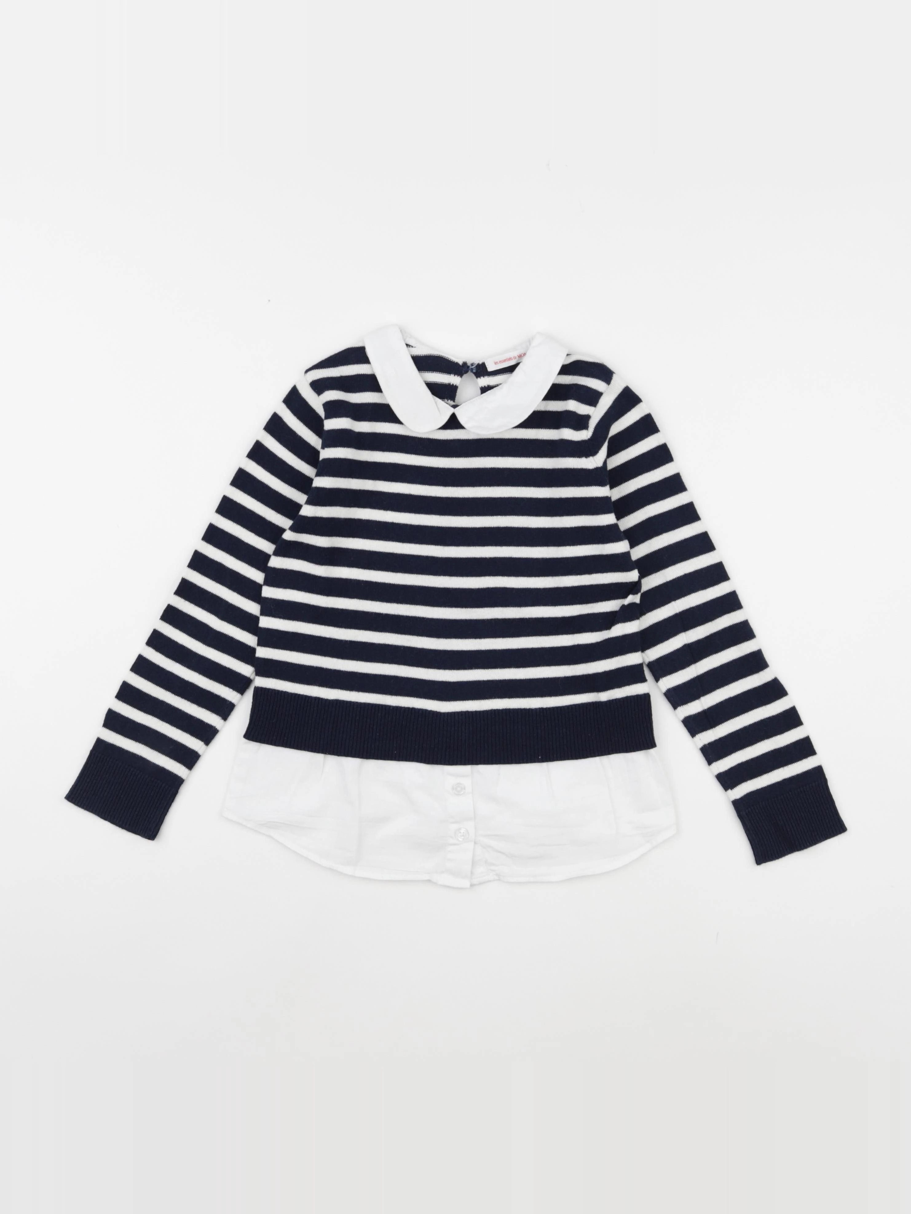 Monoprix - pull bleu - 5 ans