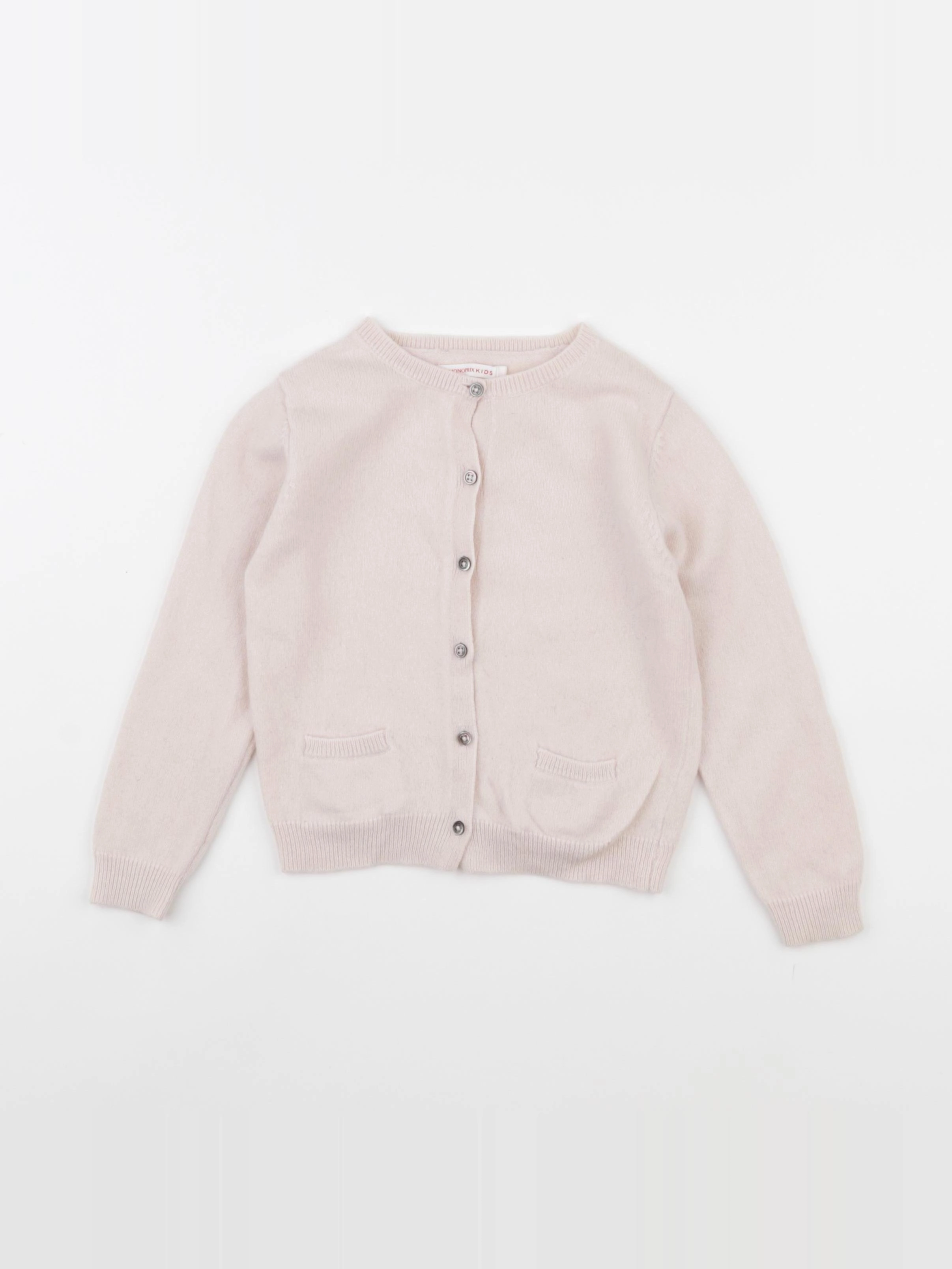 Monoprix - gilet rose - 6 ans