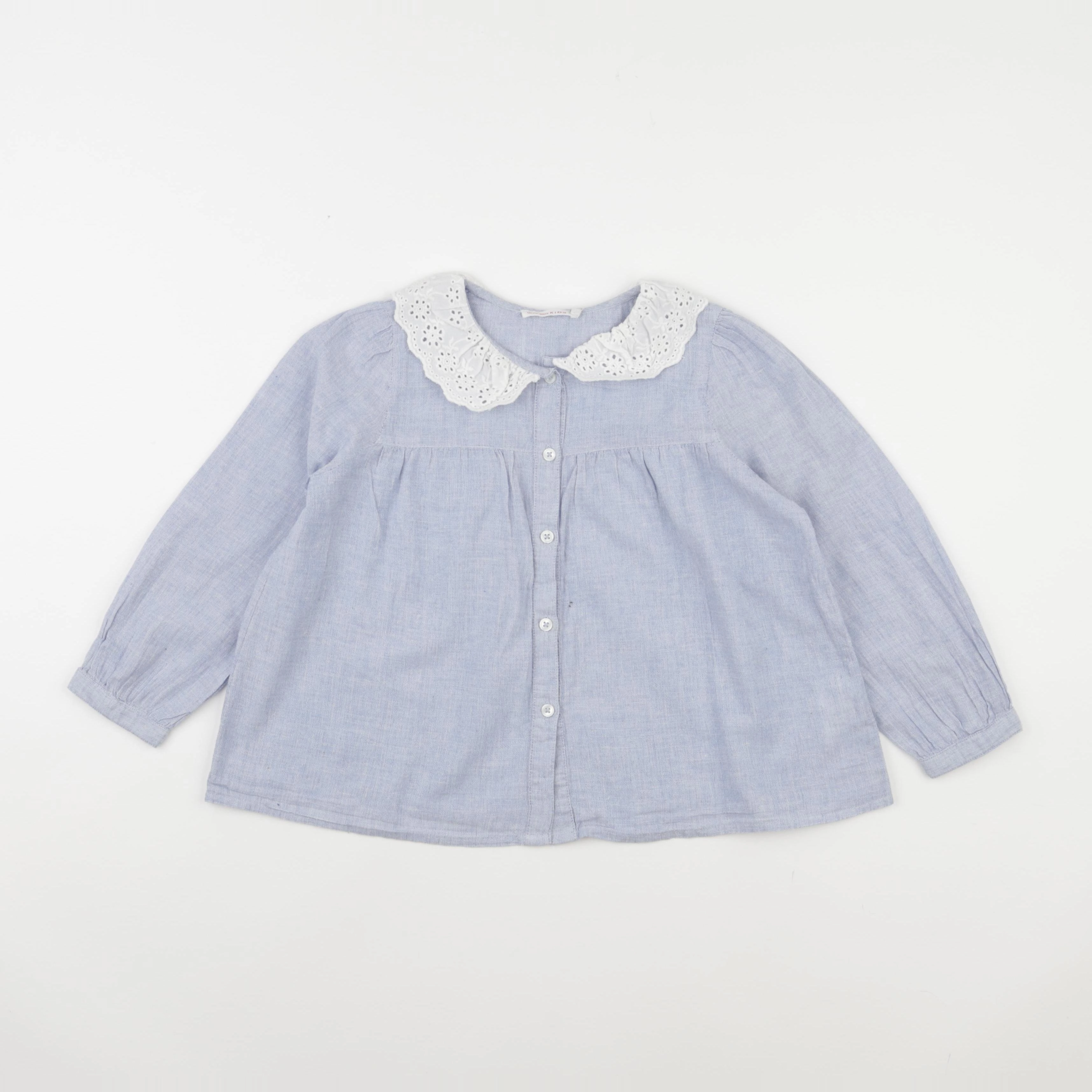 Monoprix - blouse bleu - 6 ans