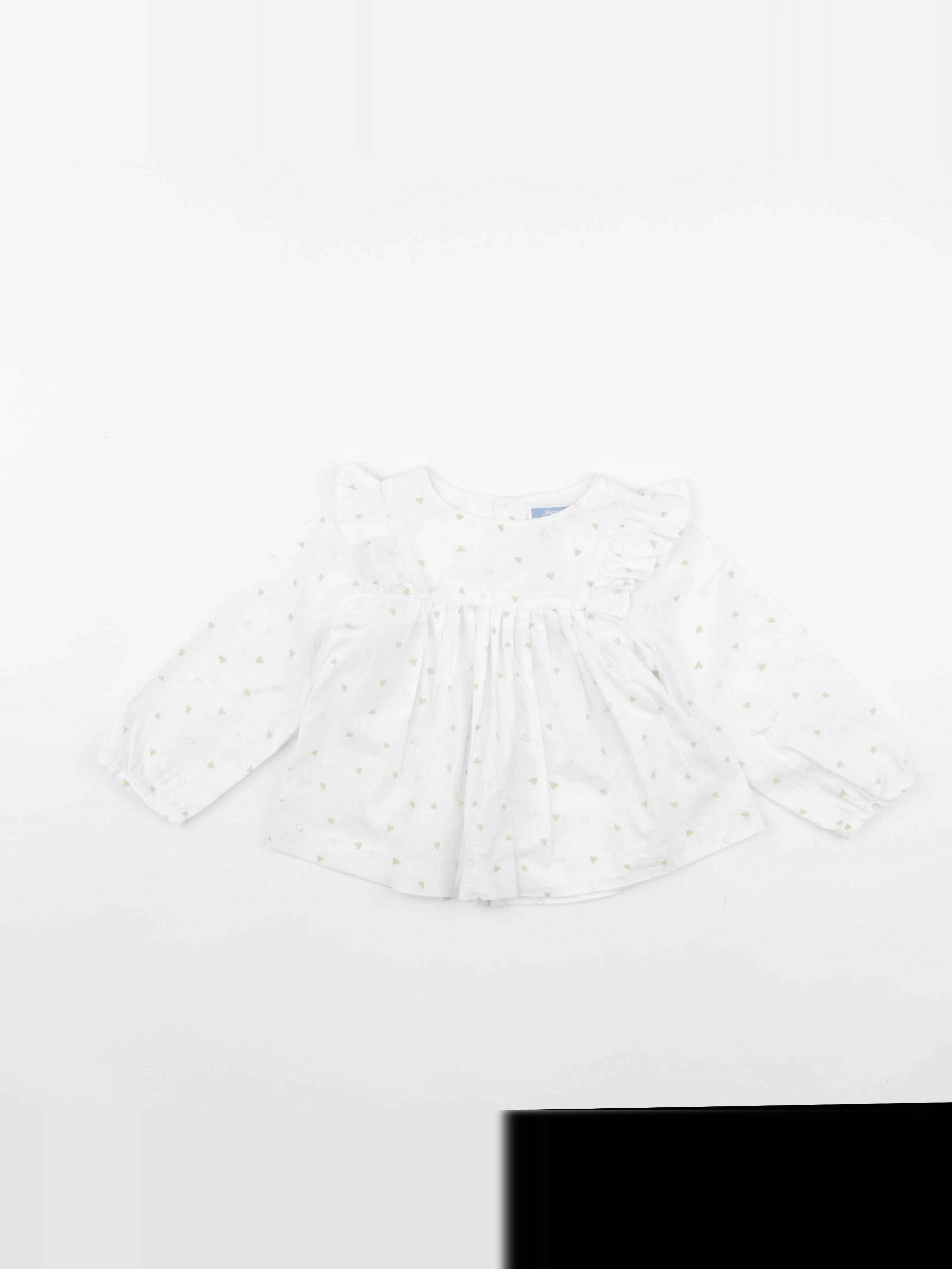 Jacadi - blouse blanc - 18 mois