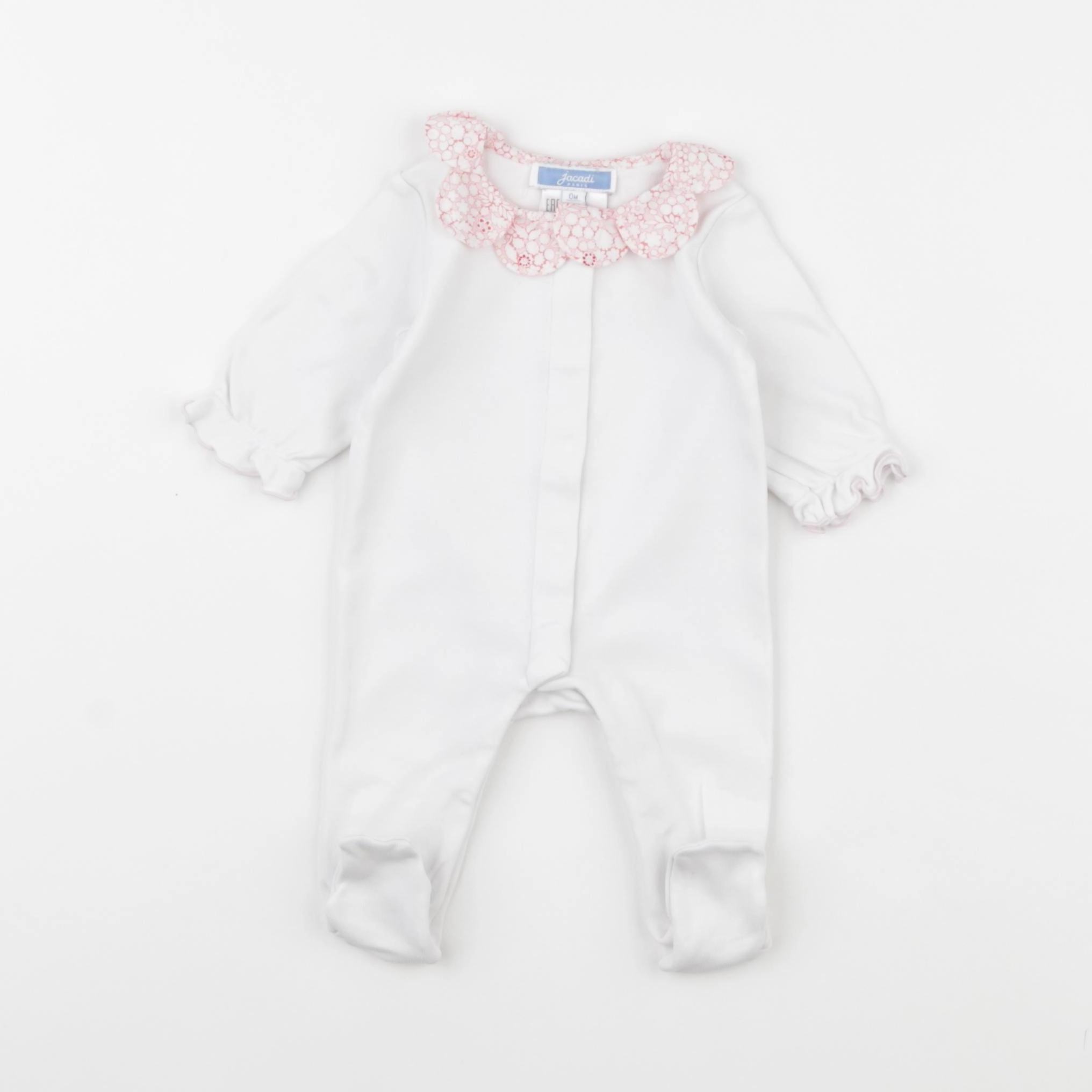 Jacadi - pyjama liberty blanc - 0 mois
