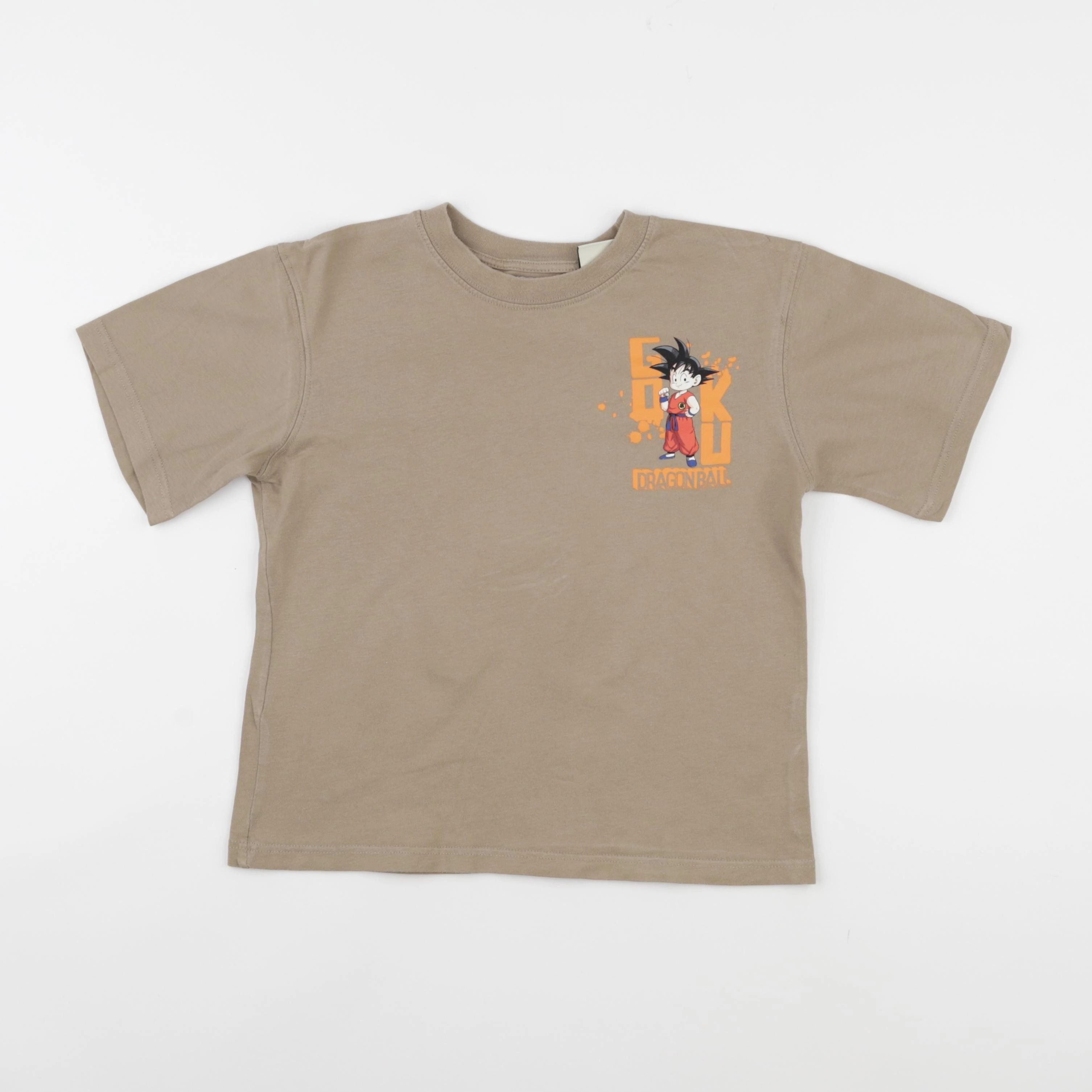 Zara - tee-shirt imprimé au dos beige - 6/7 ans