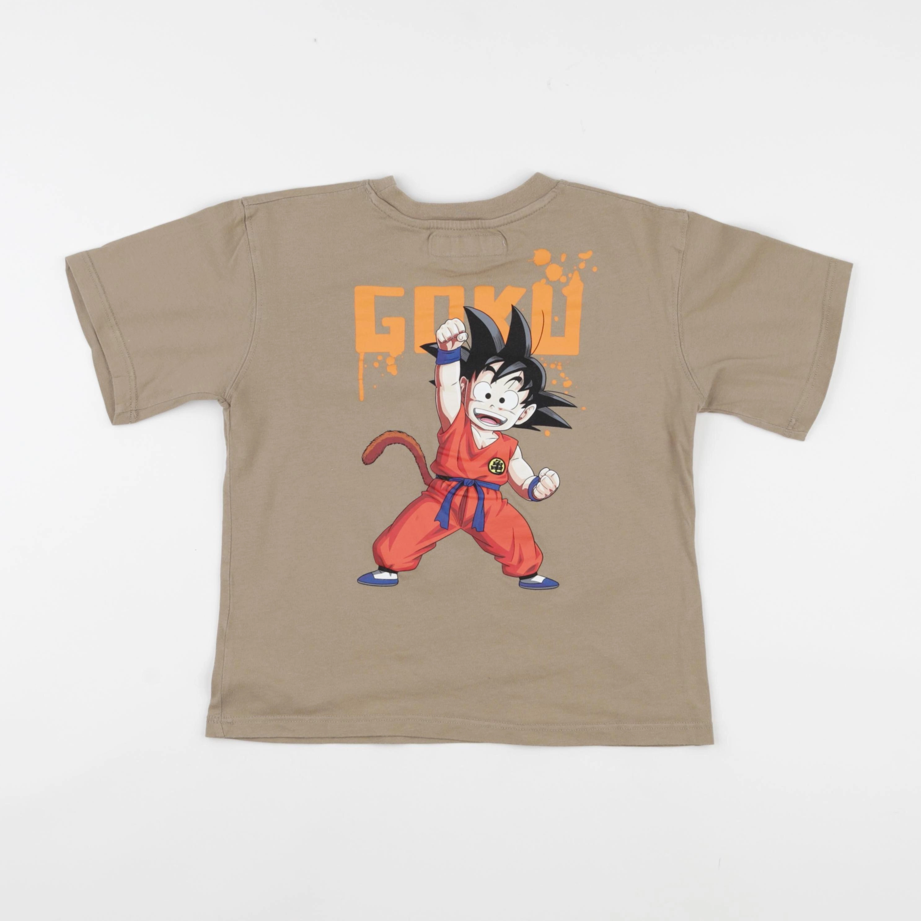 Zara - tee-shirt imprimé au dos beige - 6/7 ans