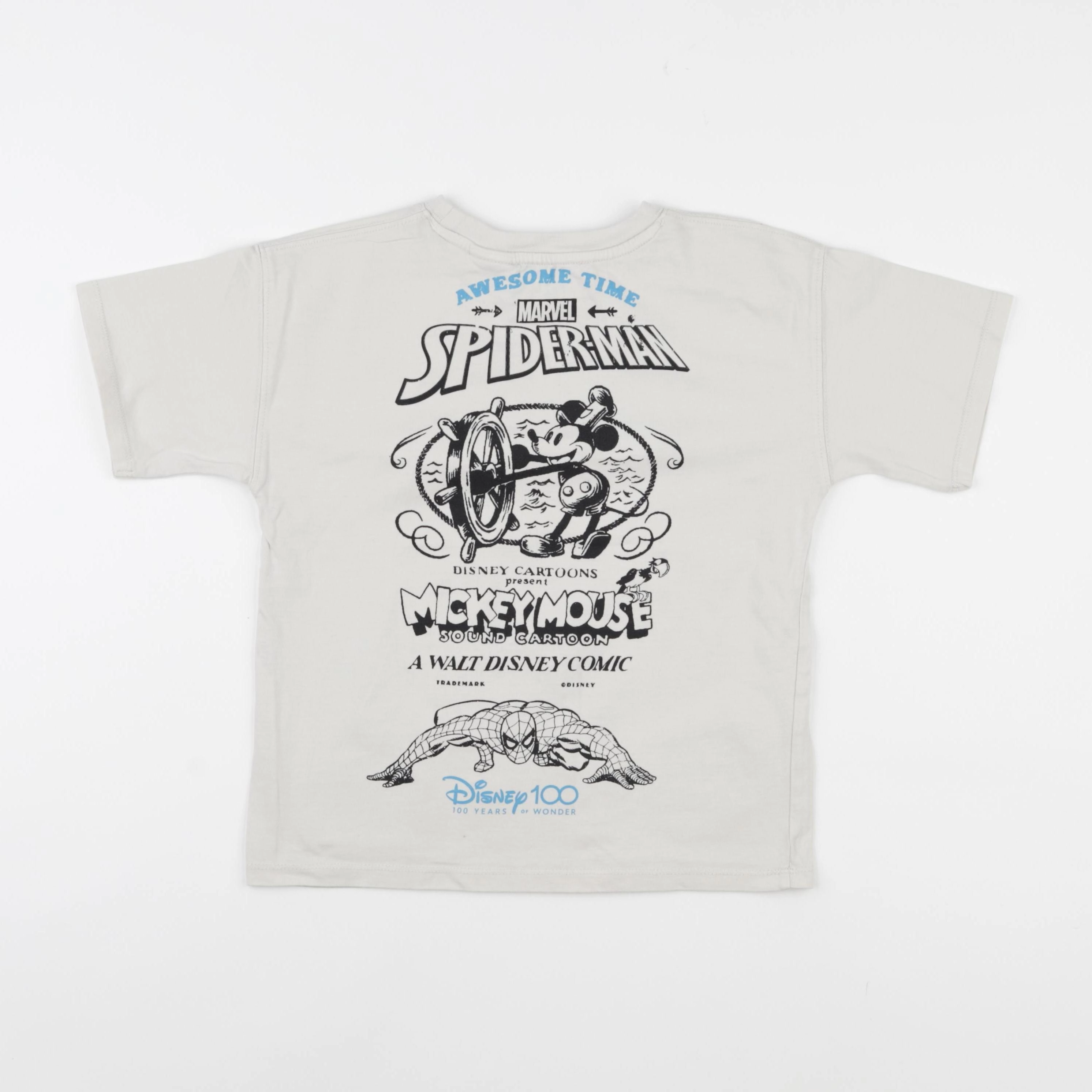 Zara - tee-shirt imprimé au dos beige - 6/7 ans