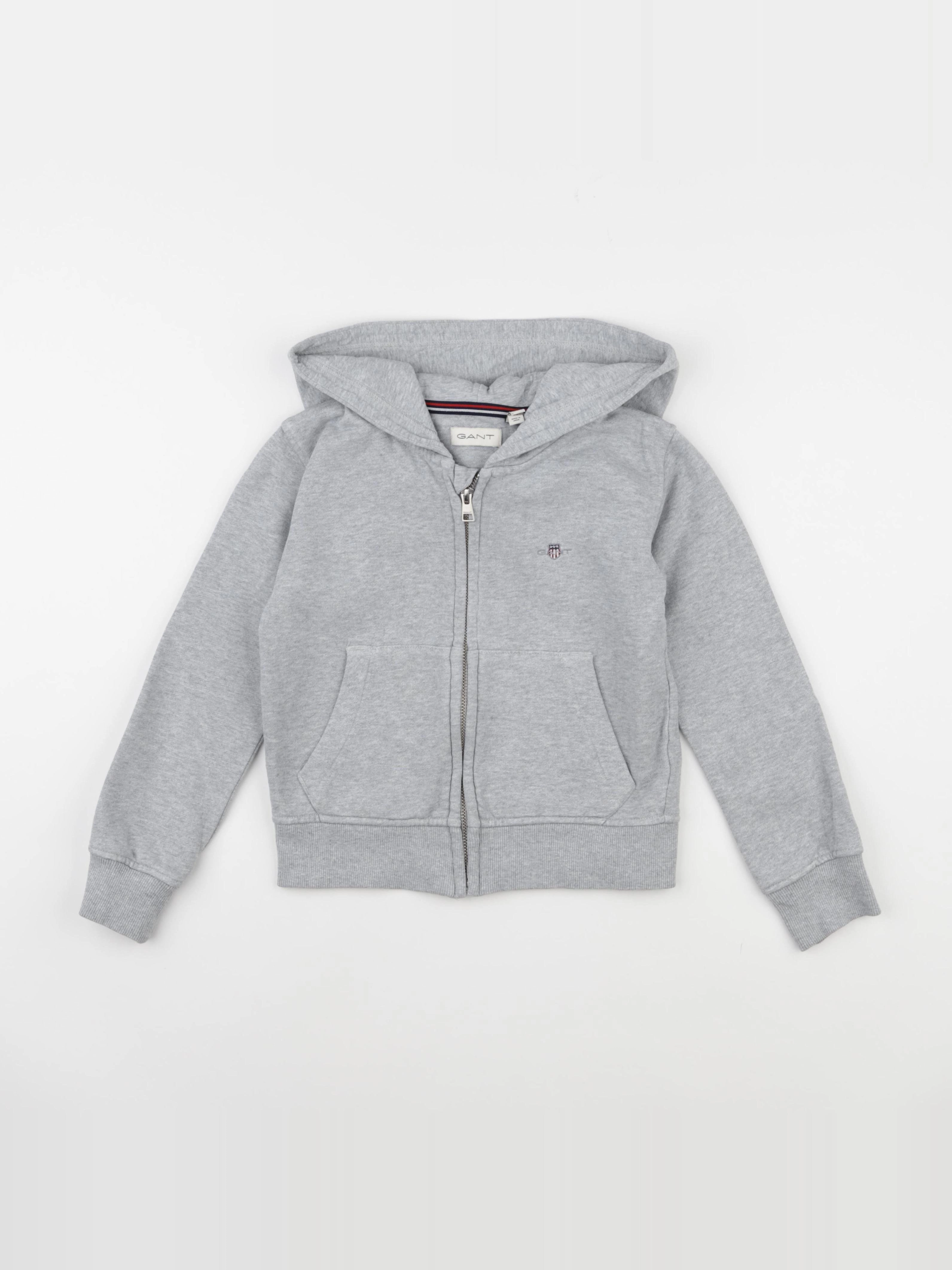 GANT - sweat gris - 7/8 ans