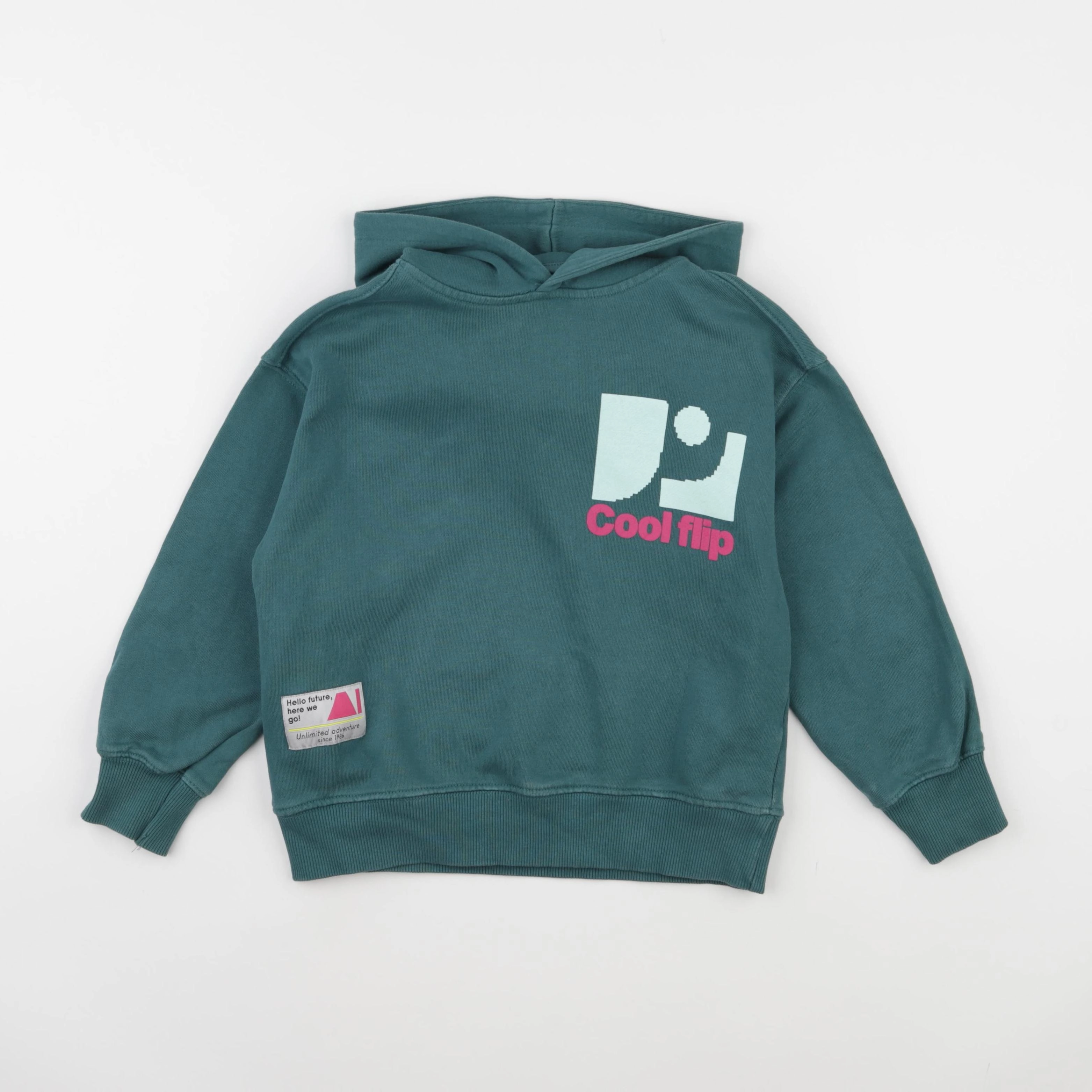 Zara - sweat vert - 6/7 ans