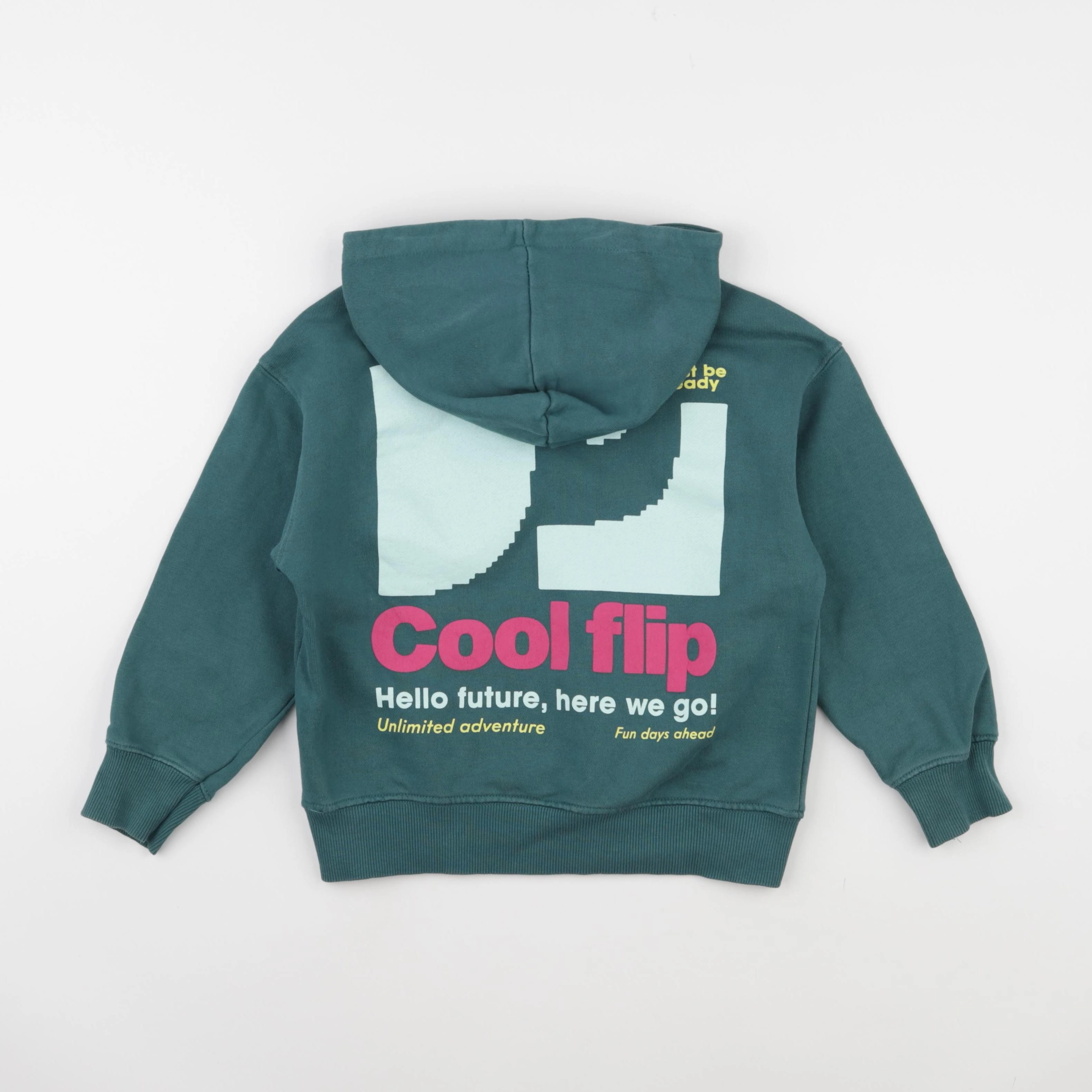 Zara - sweat vert - 6/7 ans