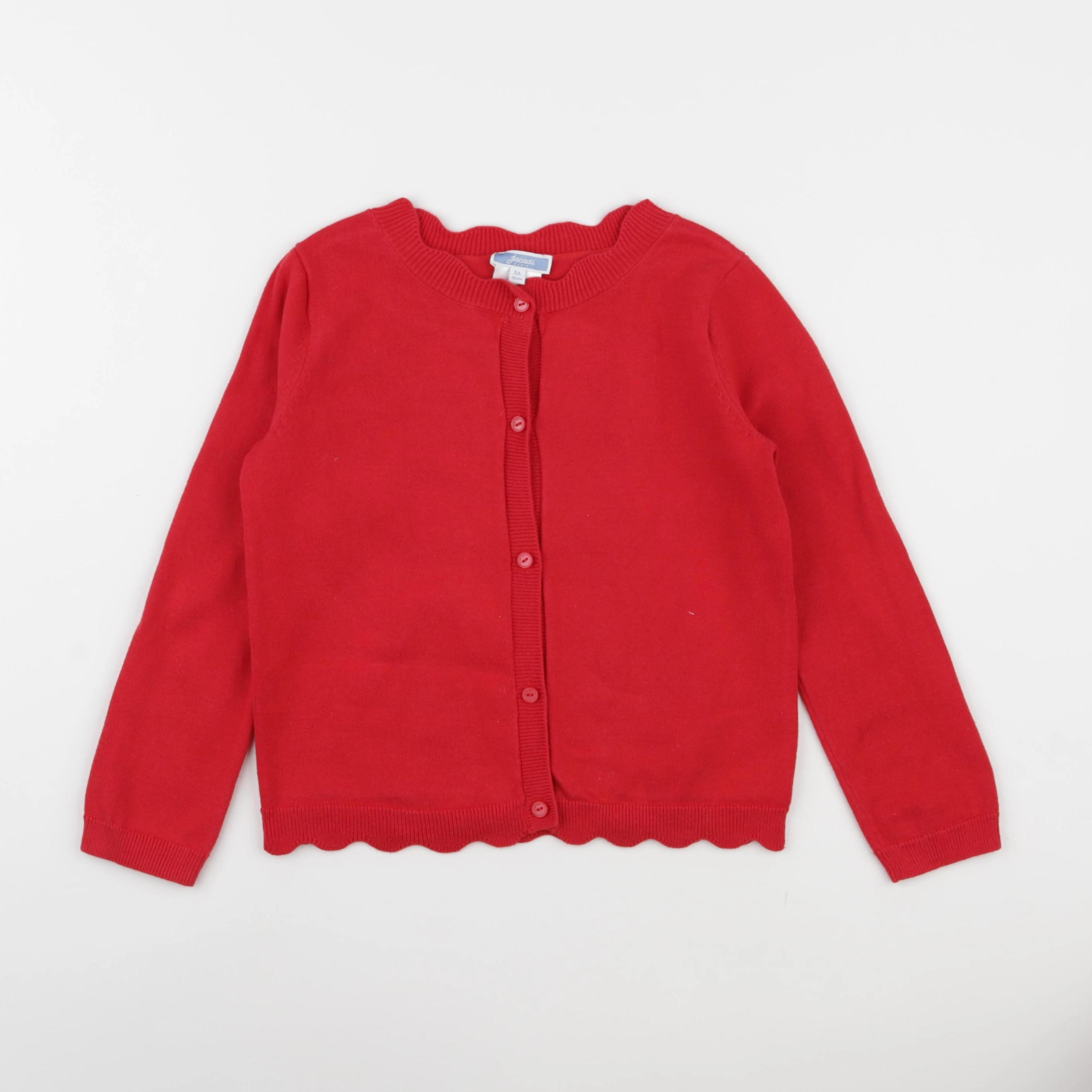 Jacadi - gilet rouge - 6 ans