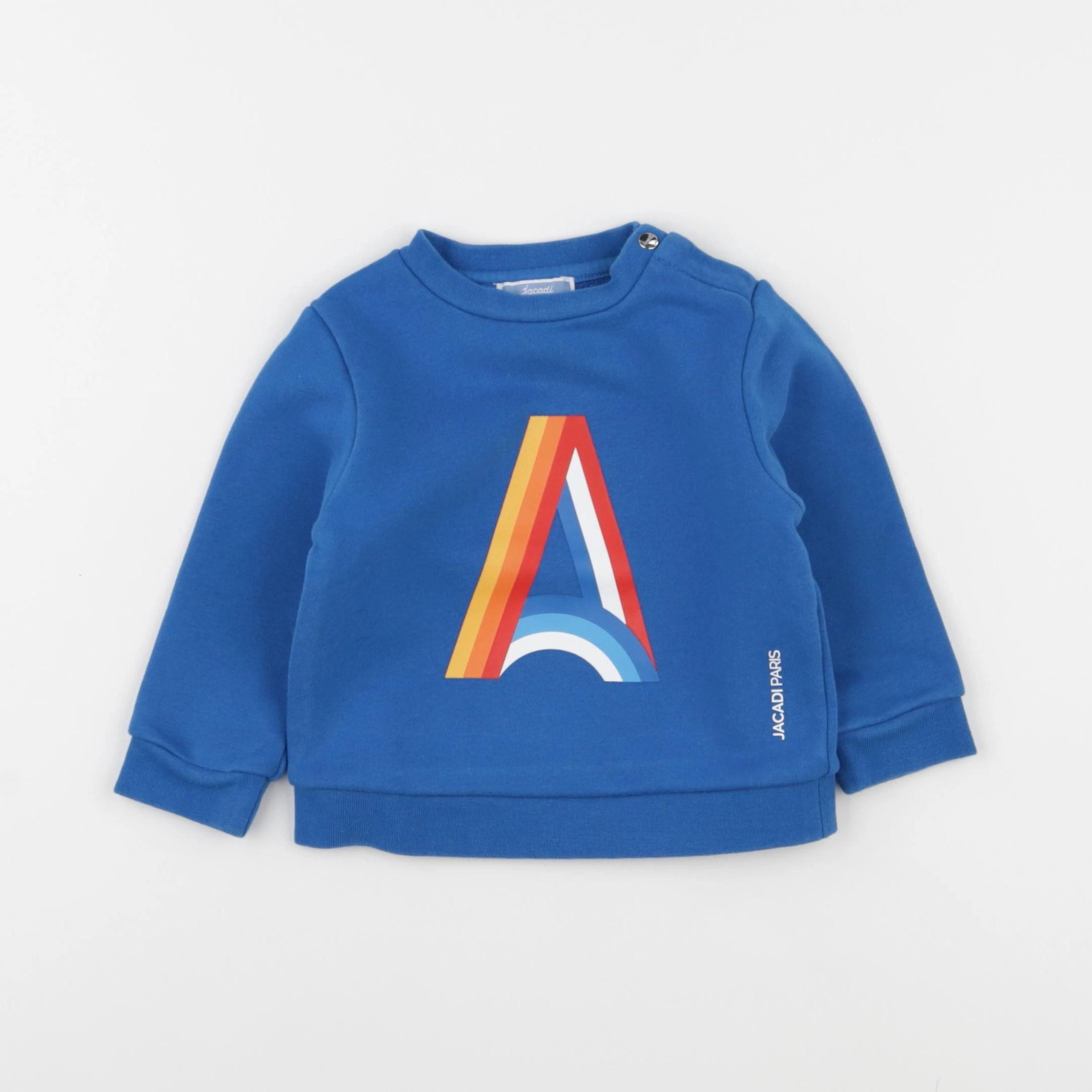 Jacadi - sweat bleu - 12 mois
