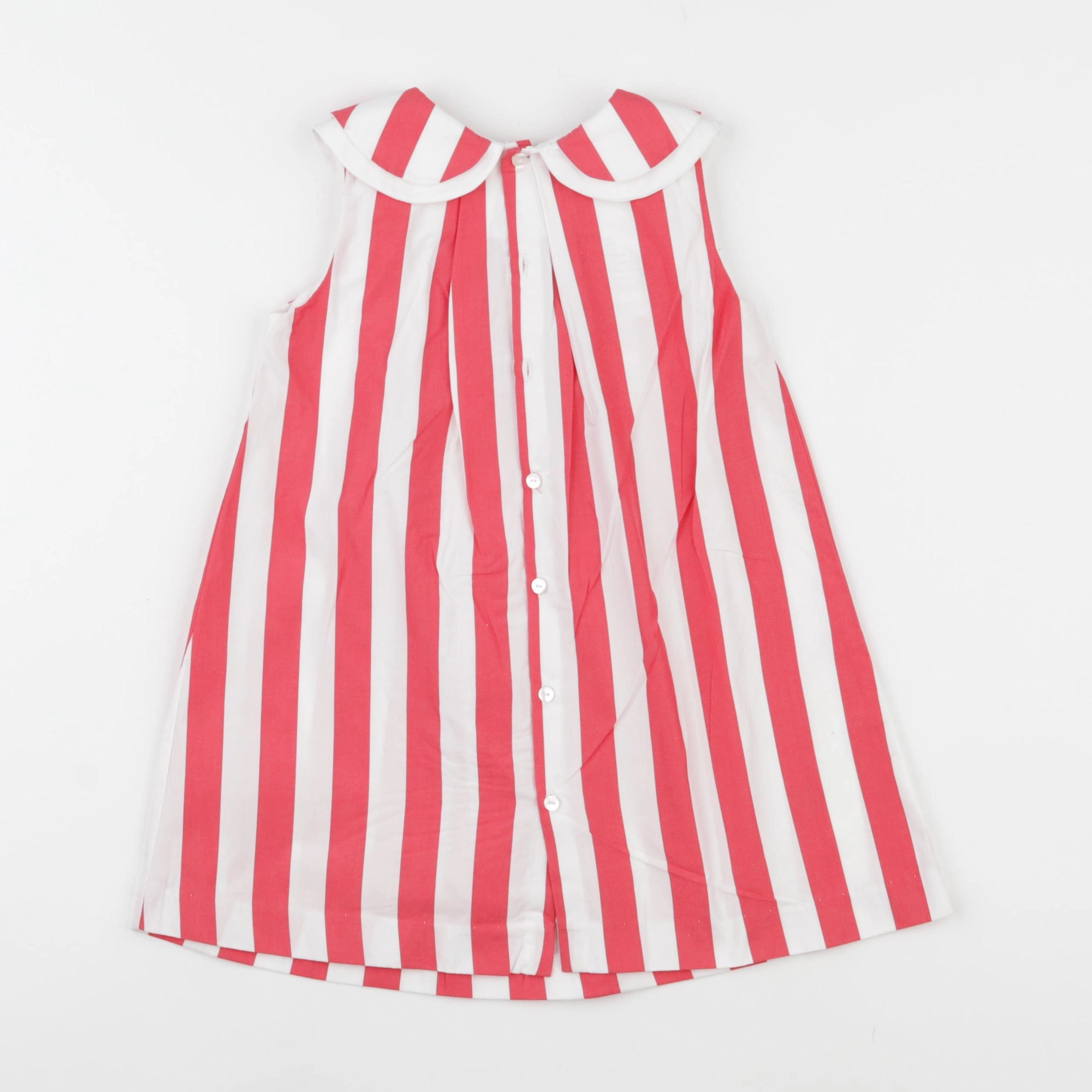 Jacadi - robe blanc, rouge - 36 mois