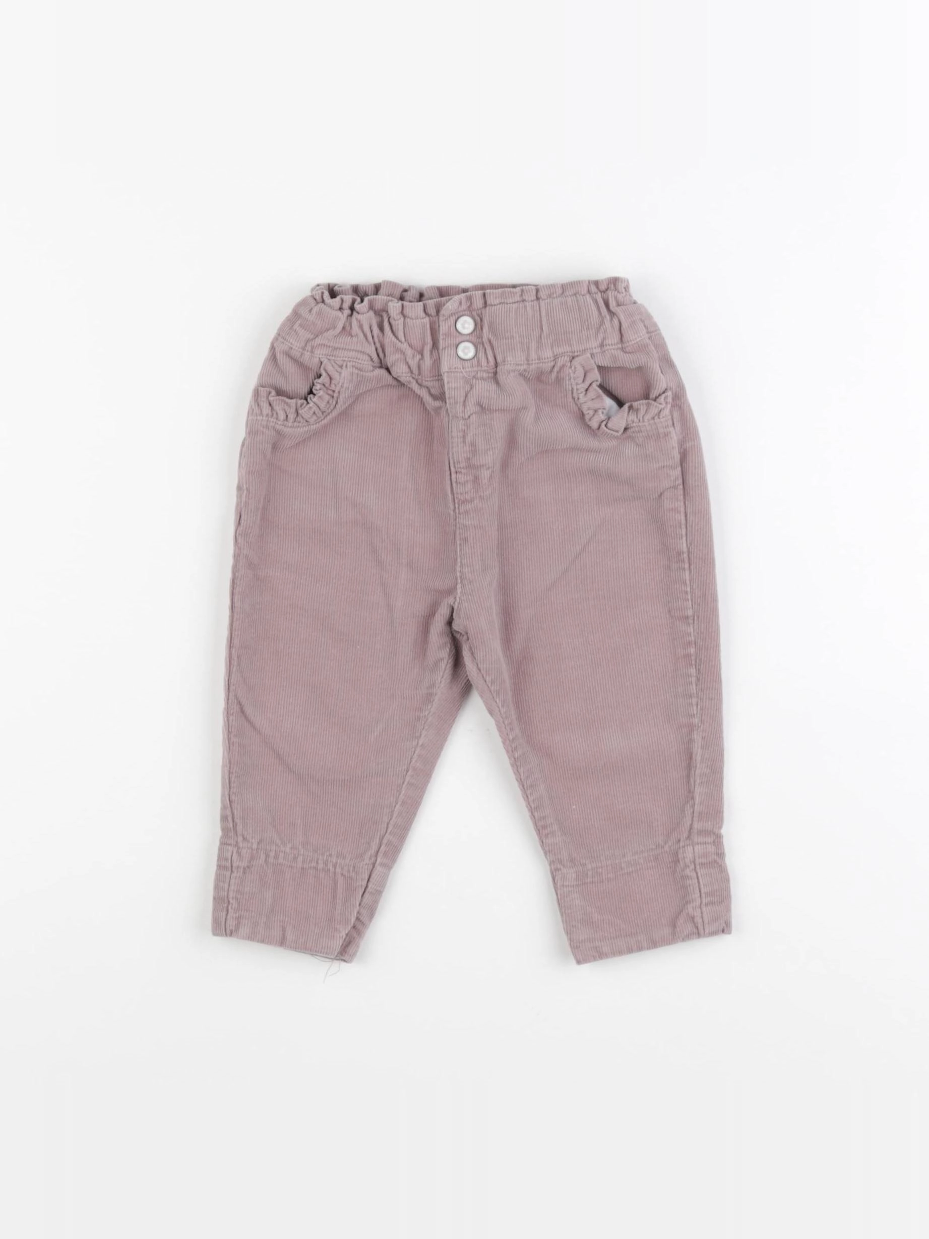 Vertbaudet - pantalon violet - 6 mois