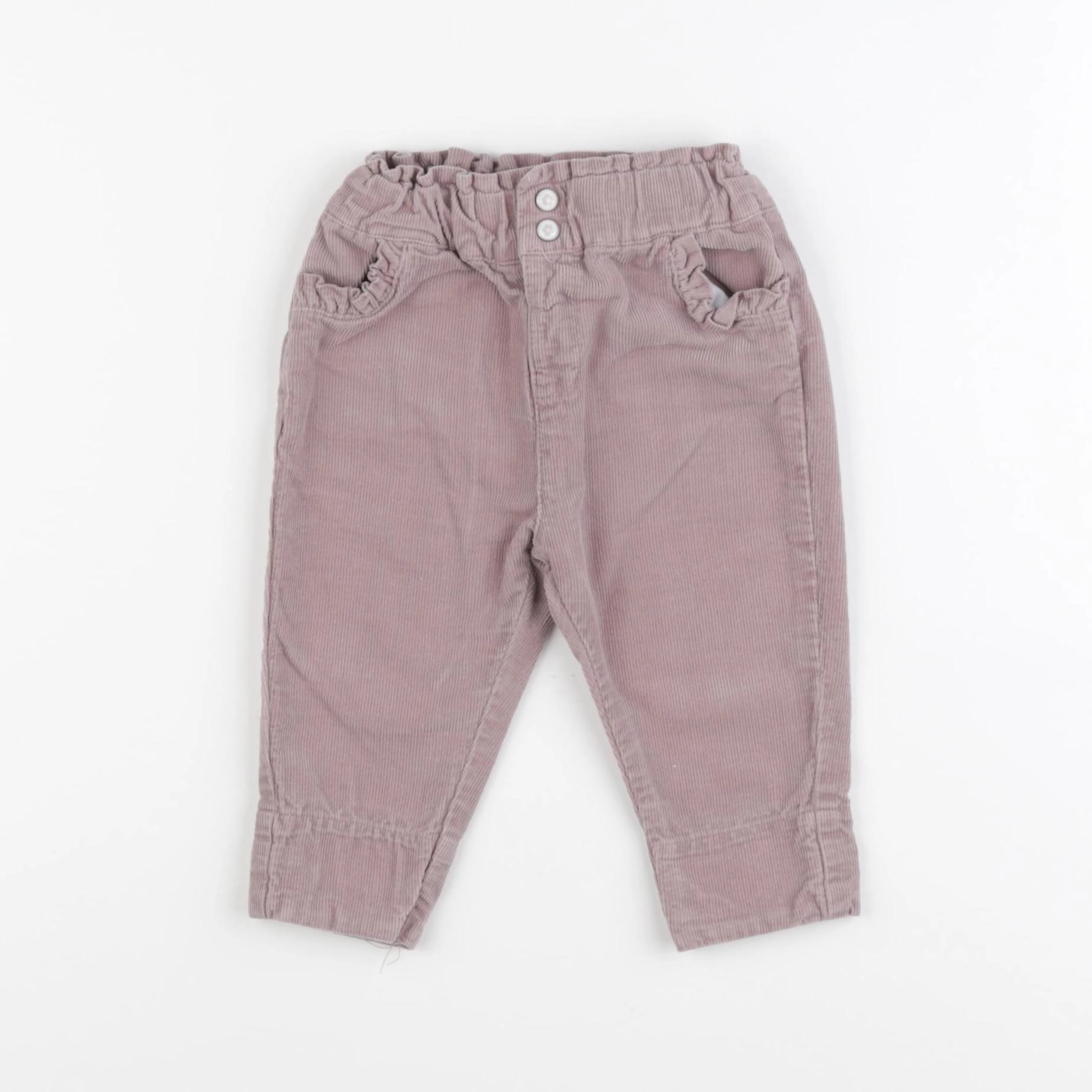 Vertbaudet - pantalon violet - 6 mois