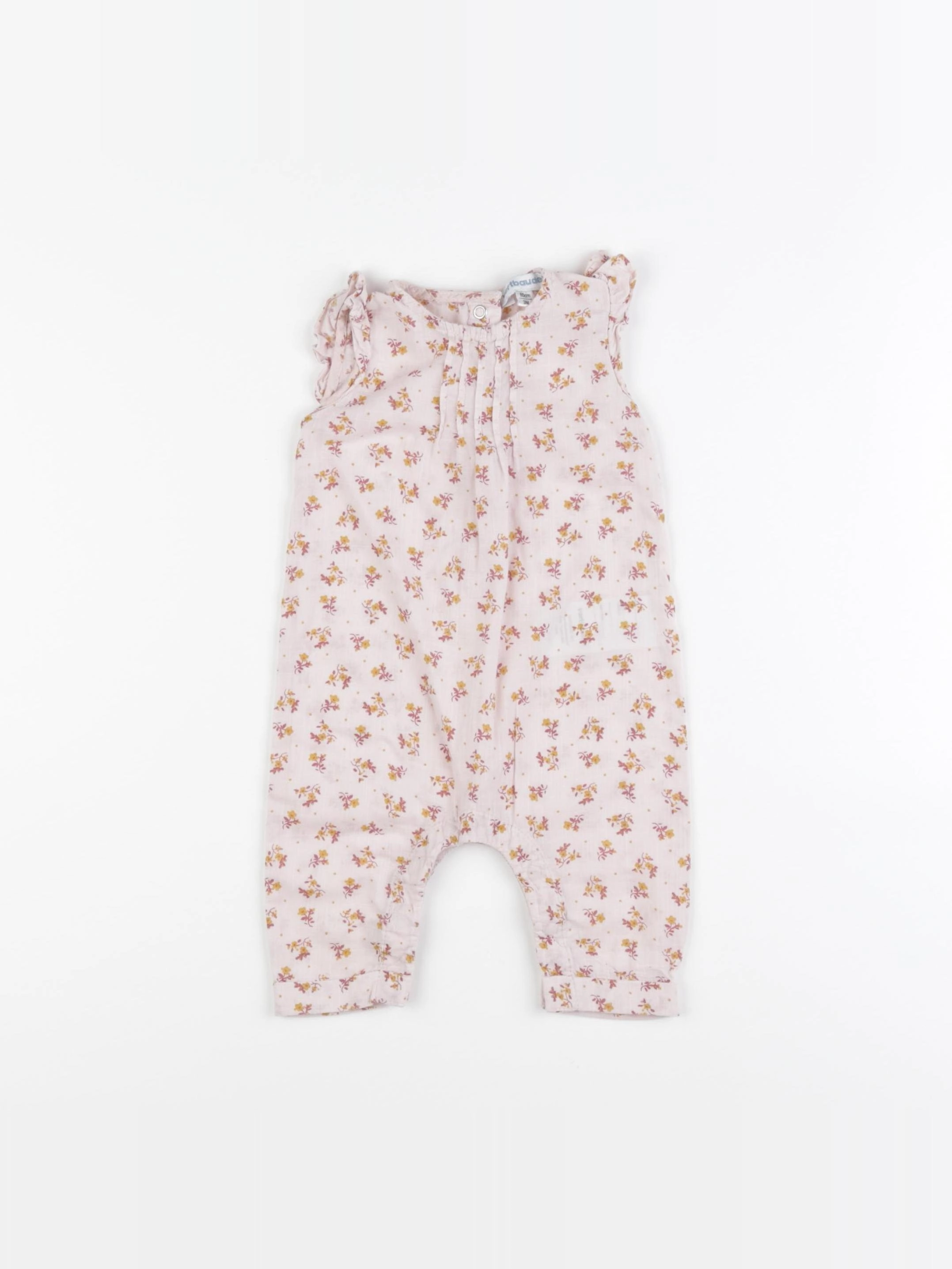 Vertbaudet - combinaison rose - 3 mois