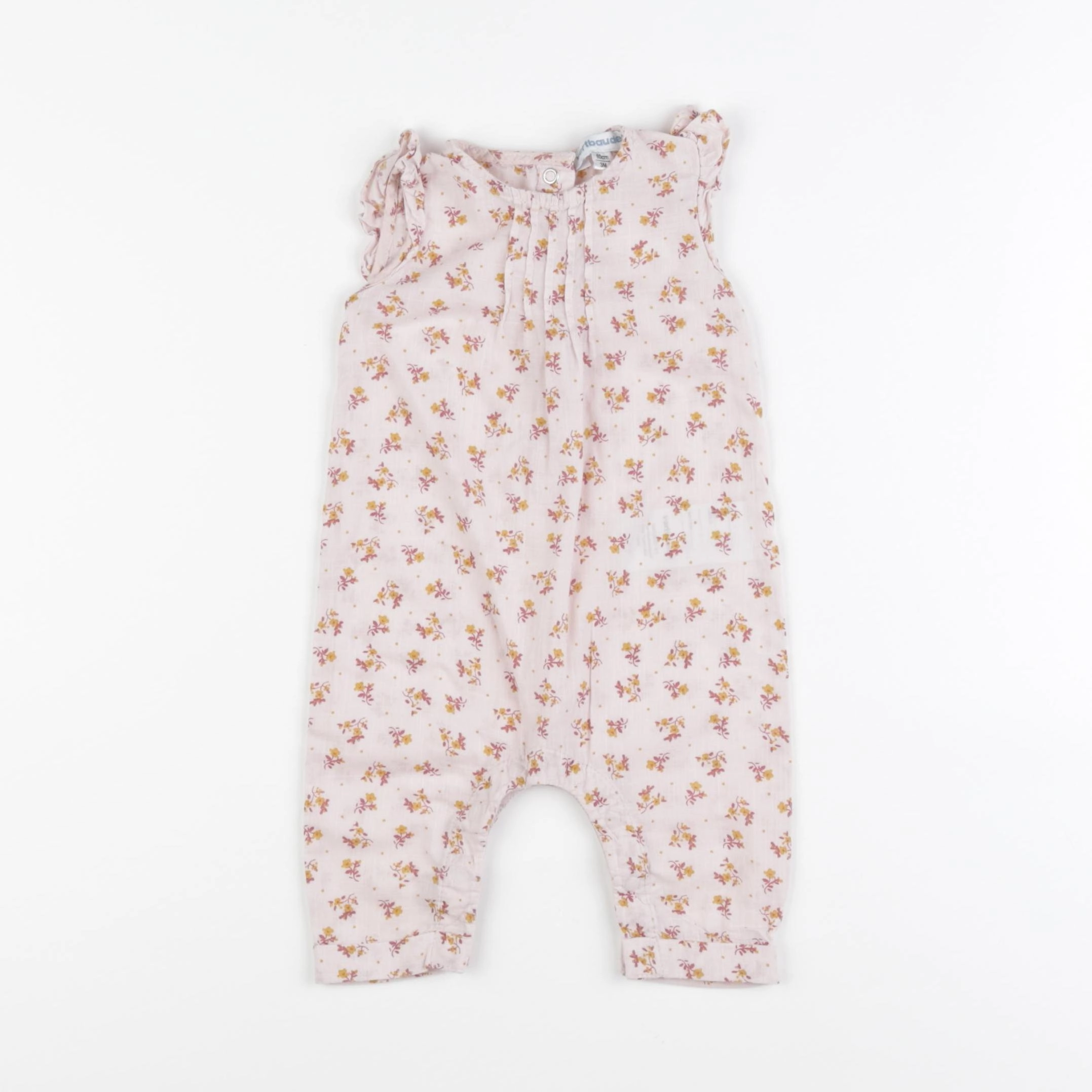 Vertbaudet - combinaison rose - 3 mois