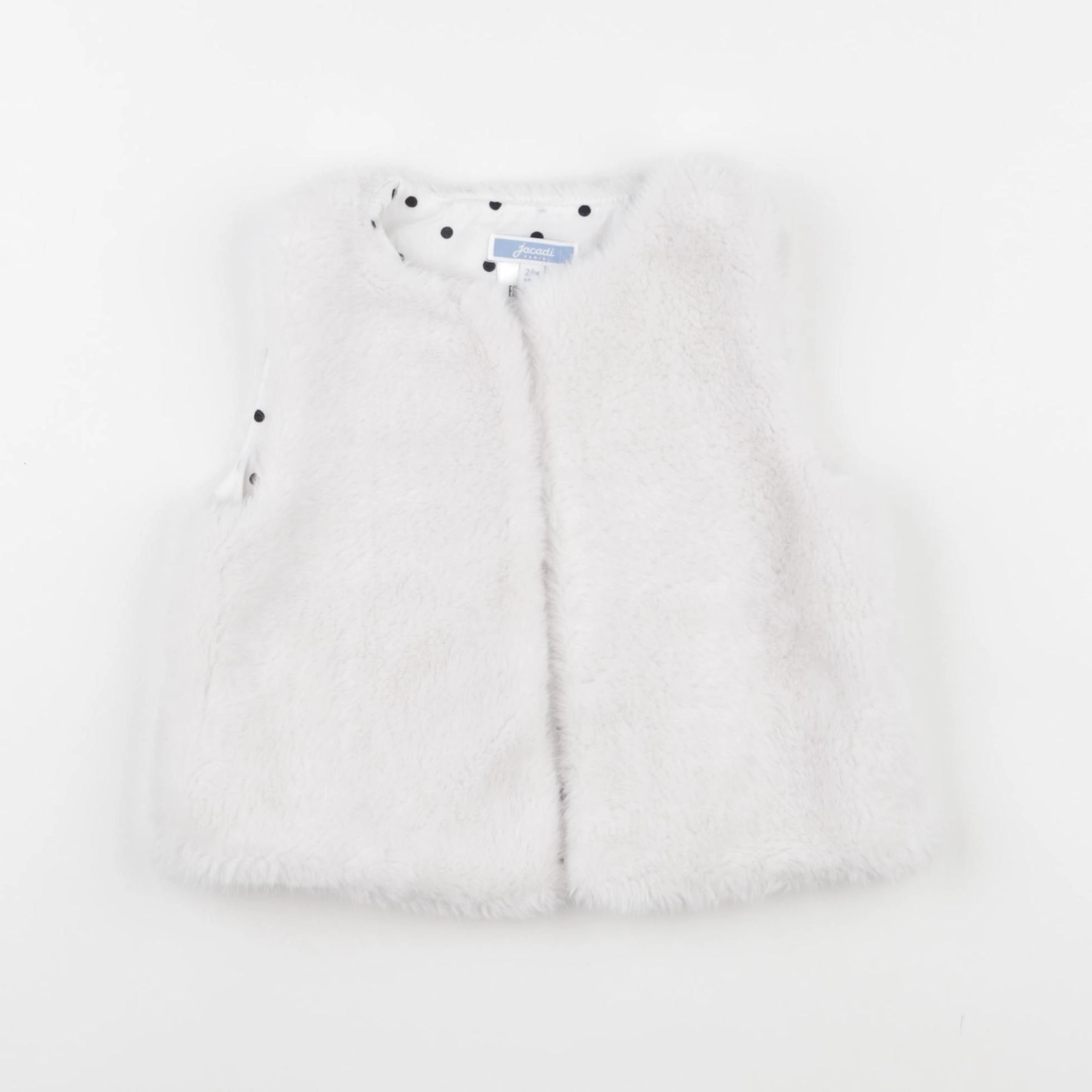 Jacadi - gilet blanc - 24 mois