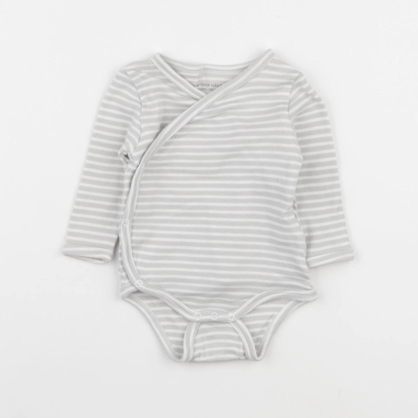 Vertbaudet - body gris - 3 mois