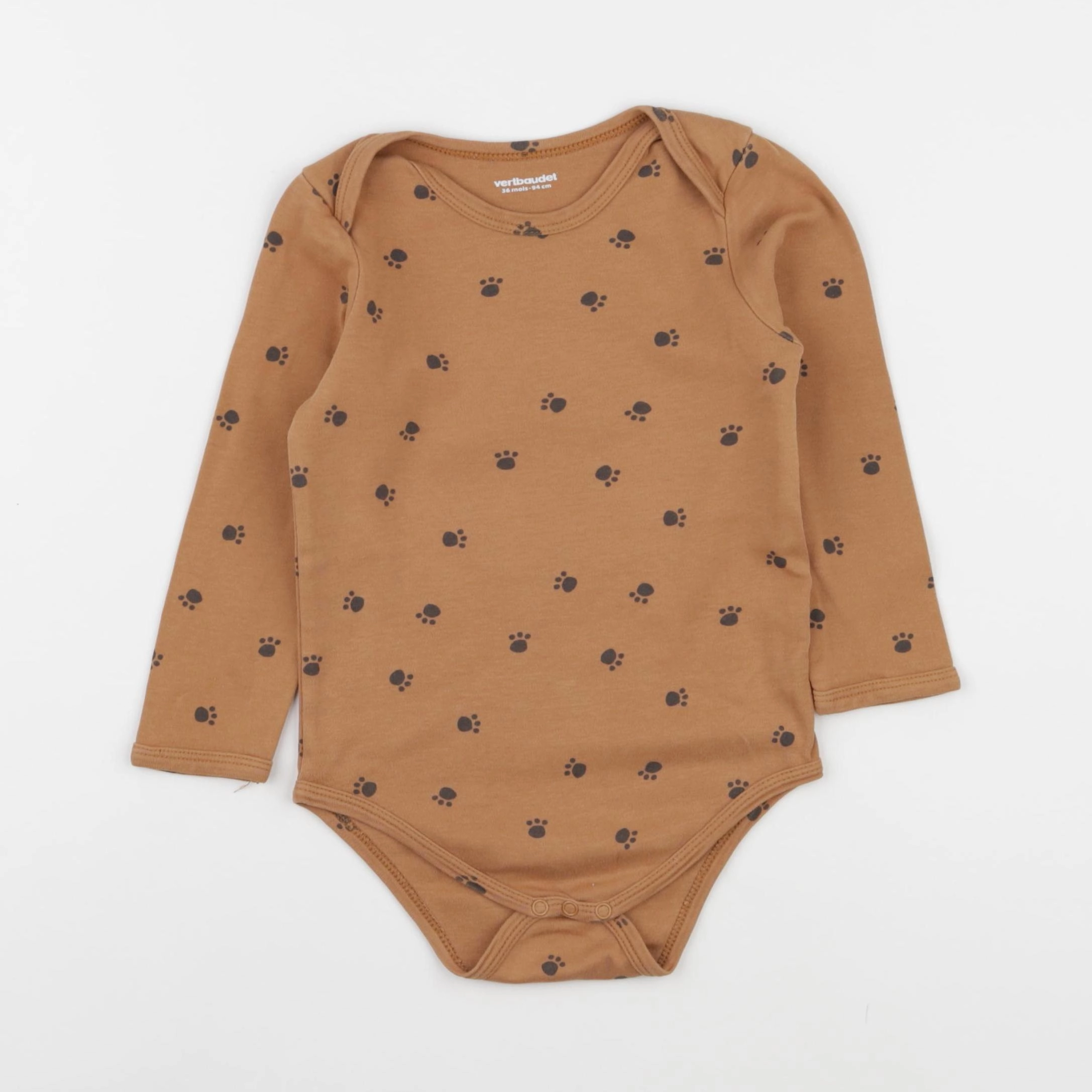 Vertbaudet - body marron - 36 mois