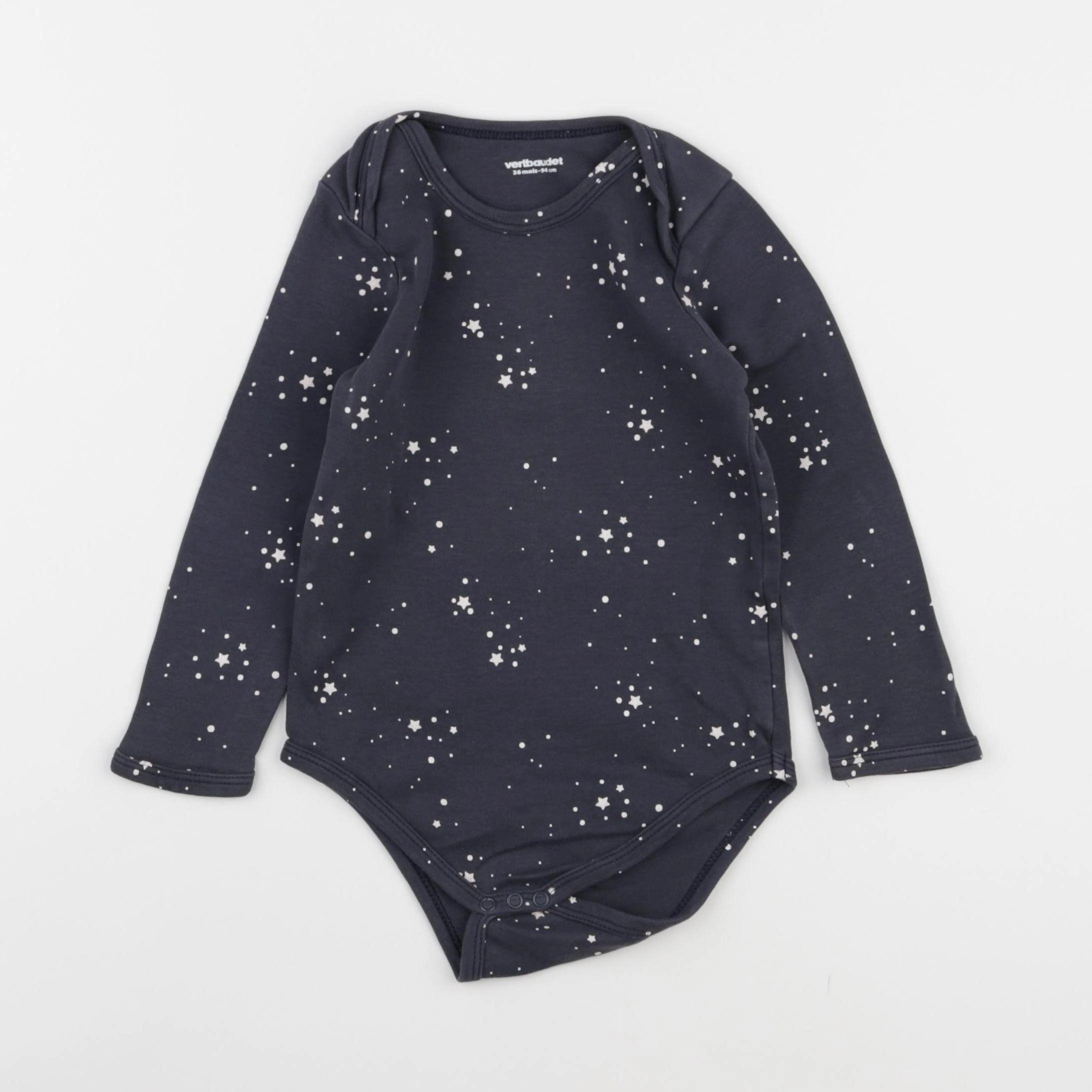 Vertbaudet - body gris - 36 mois
