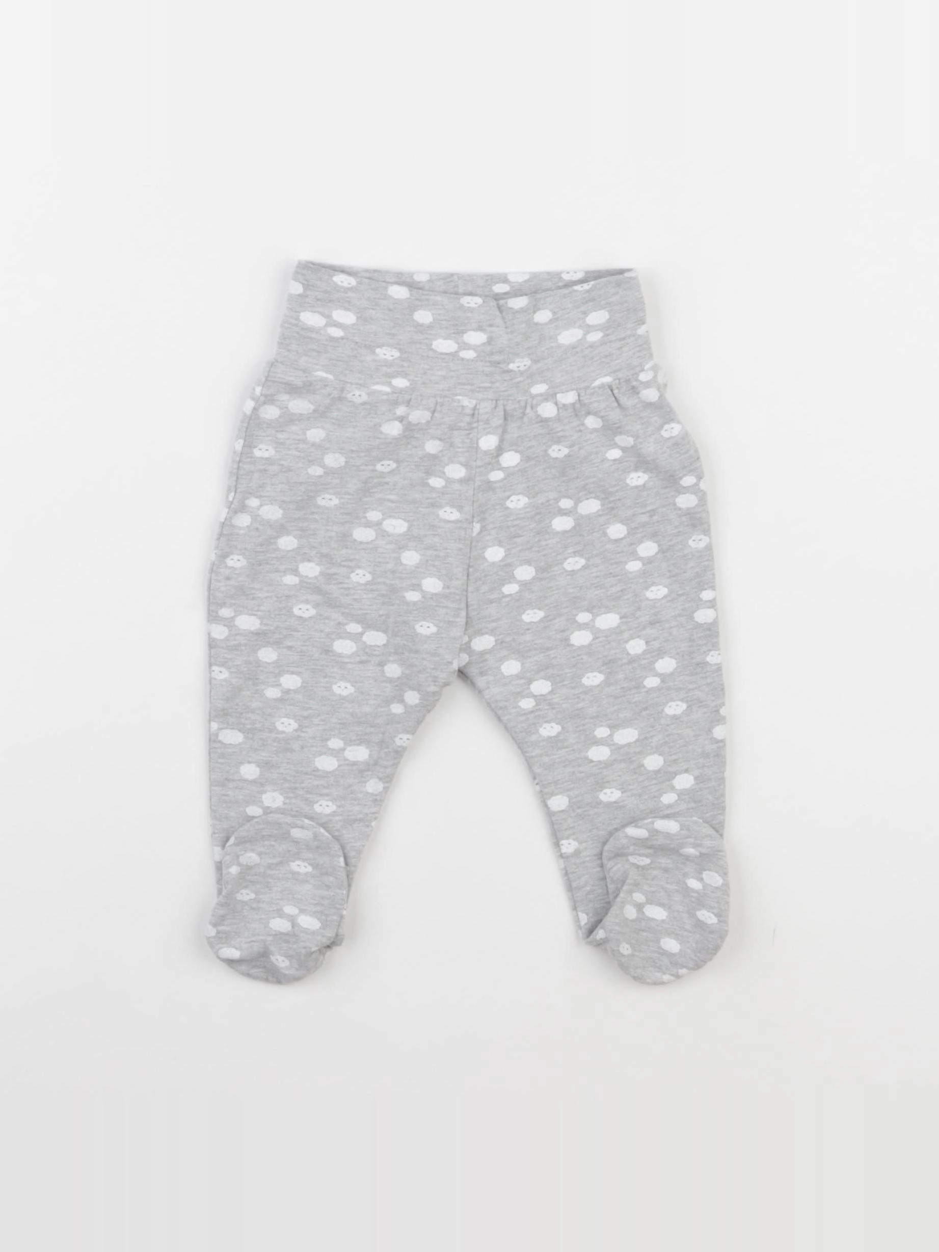Vertbaudet - legging gris - 3 mois