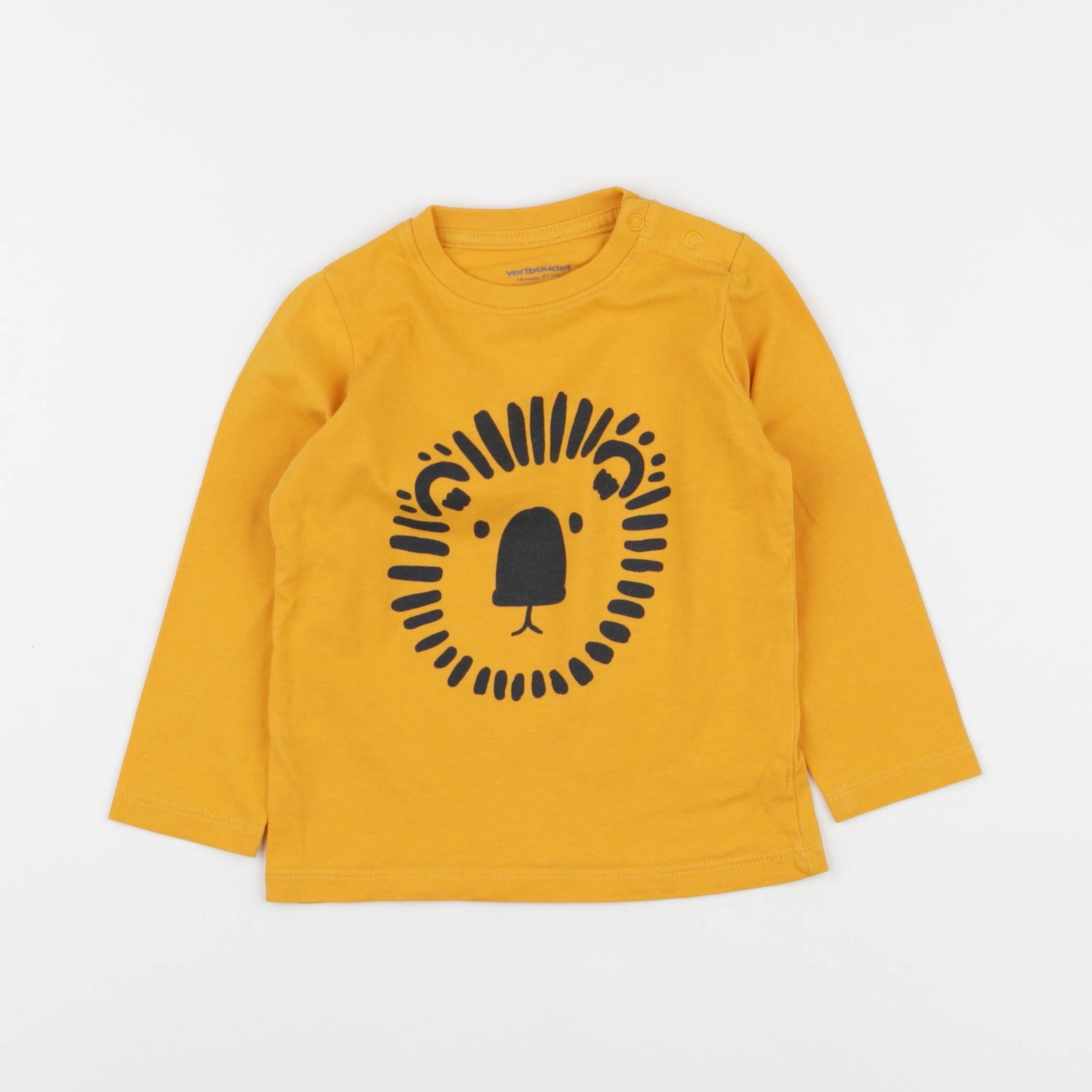 Vertbaudet - tee-shirt jaune - 18 mois