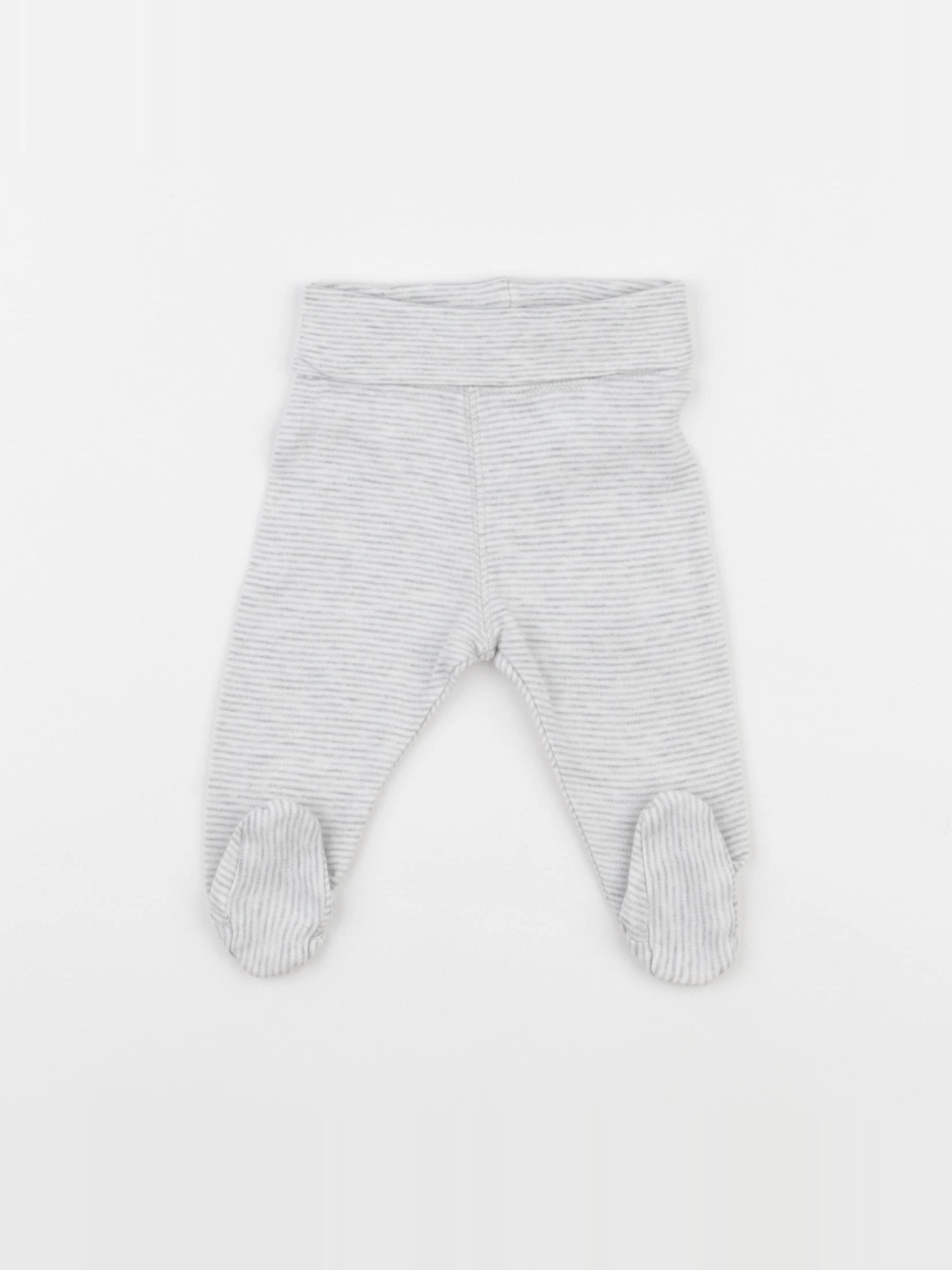 H&M - legging gris - 1/2 mois