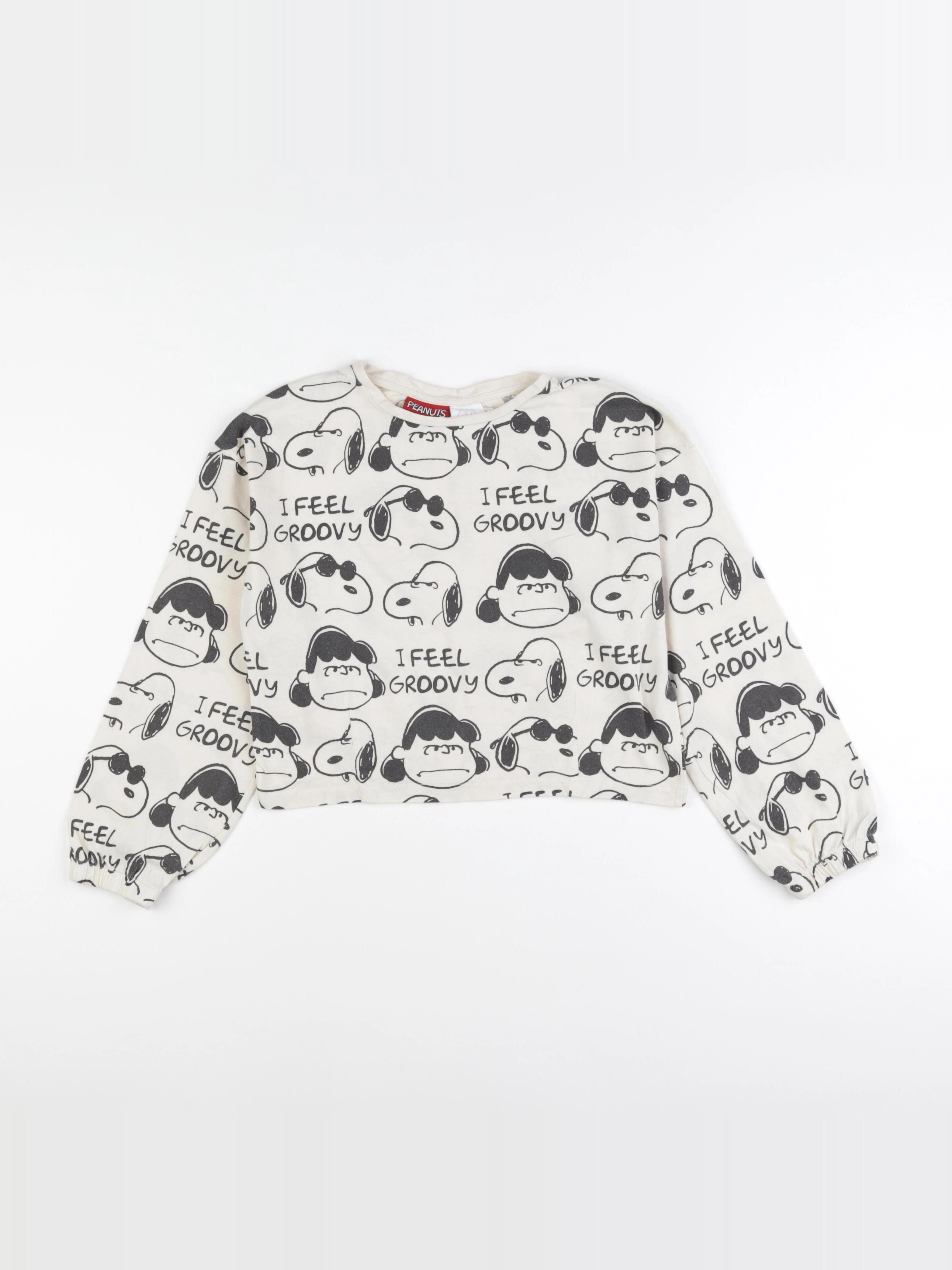 Zara - sweat beige - 9 ans