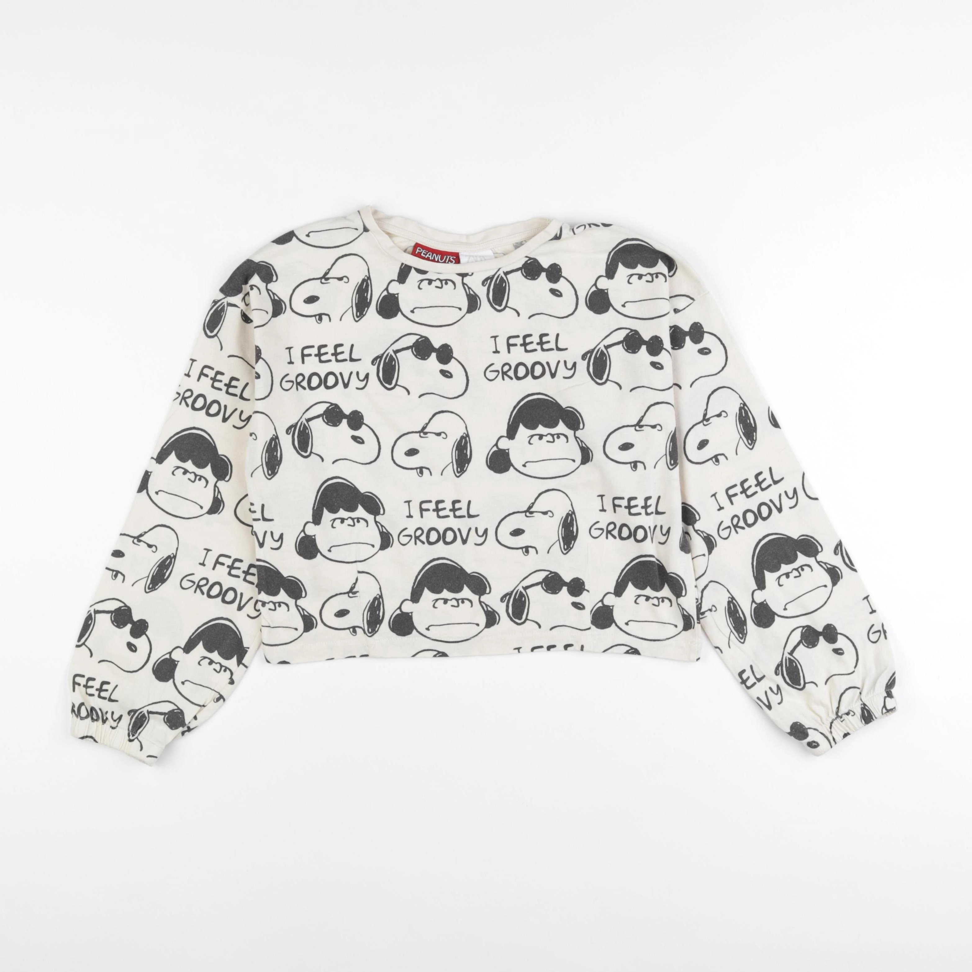 Zara - sweat beige - 9 ans