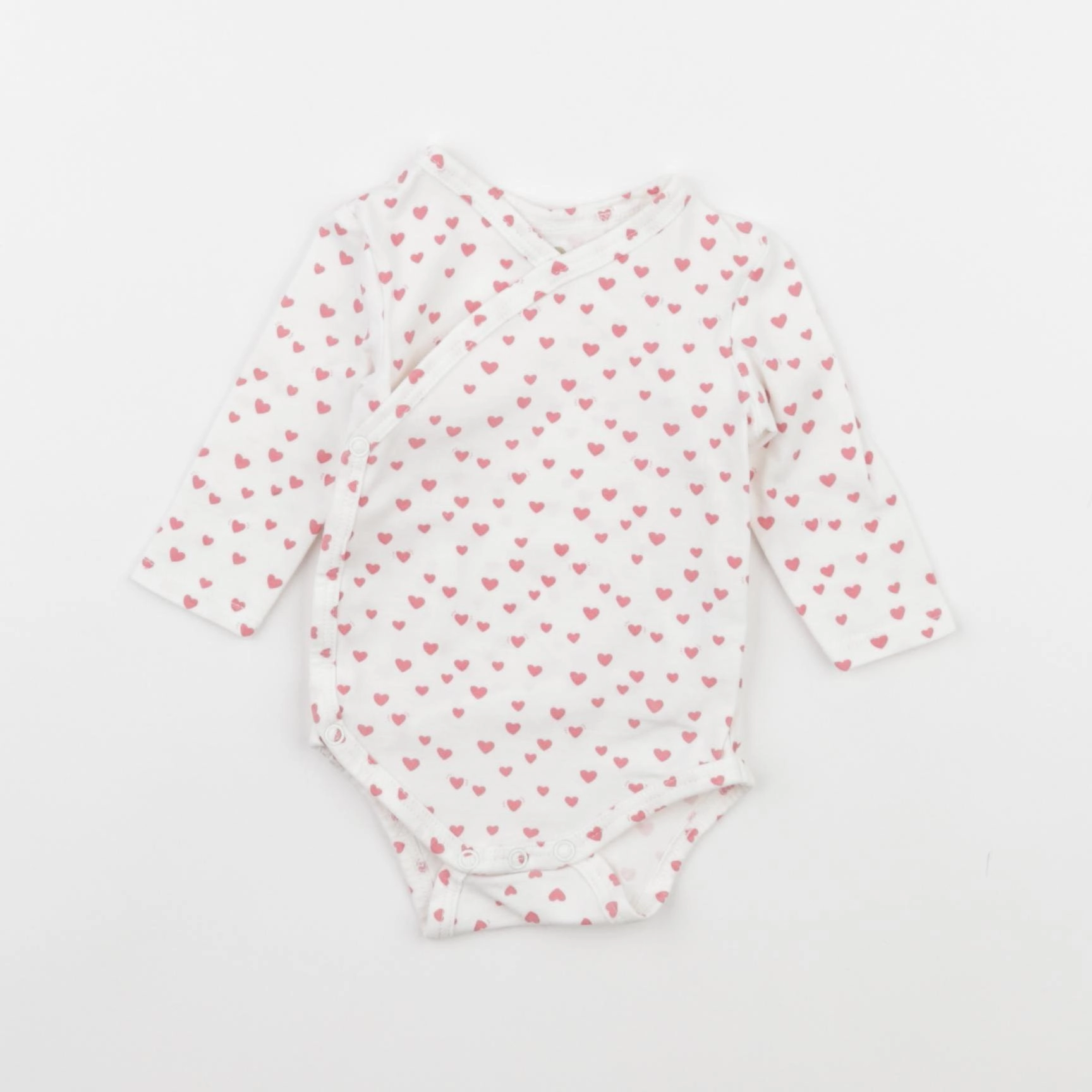 Tape à l'oeil - body rose - 1 mois