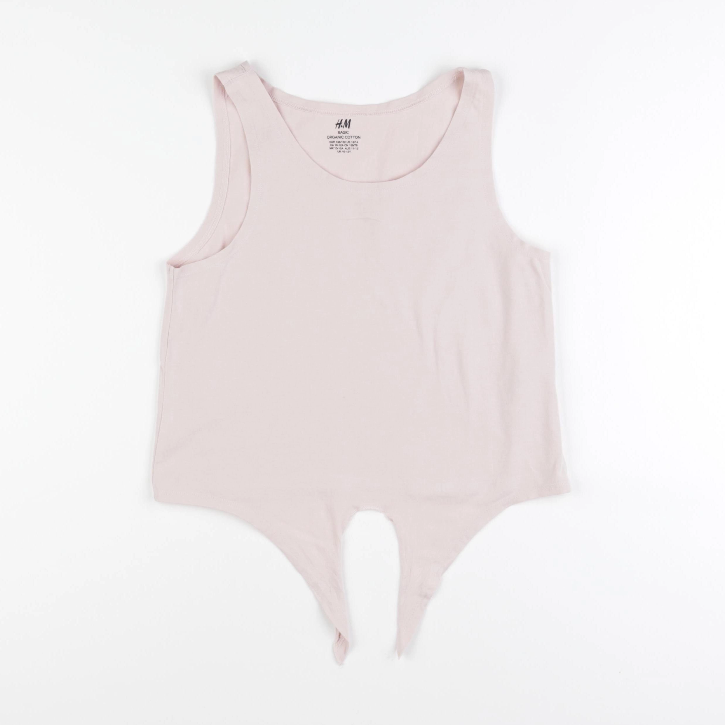 H&M - débardeur rose - 10/12 ans