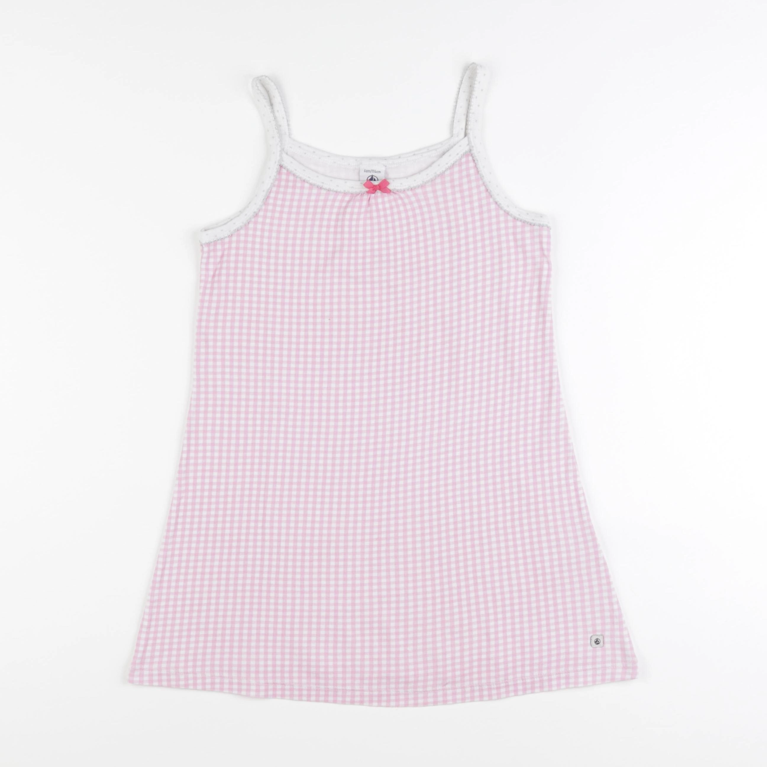 Petit Bateau - chemise de nuit coton rose - 6 ans