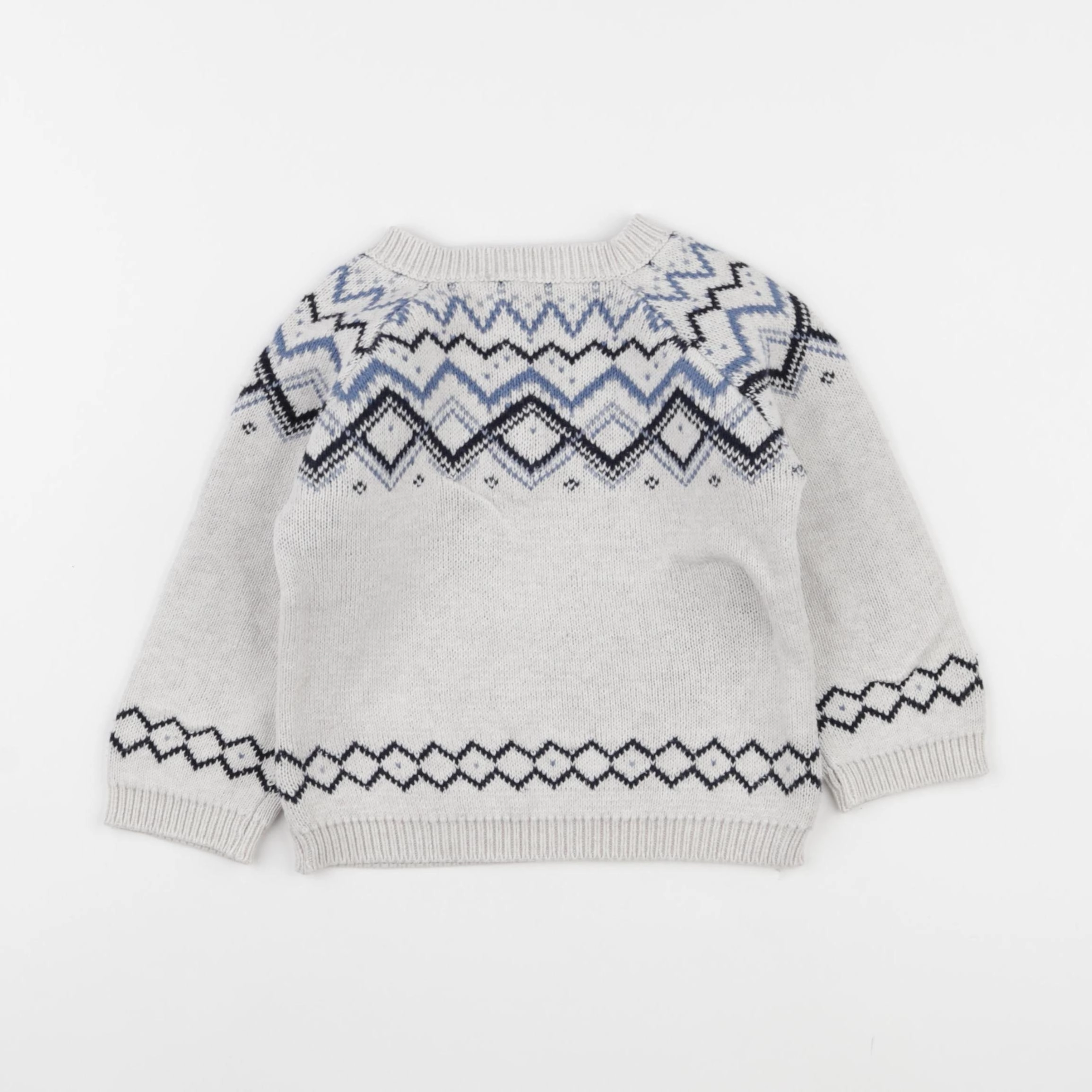 Vertbaudet - pull gris - 3 ans