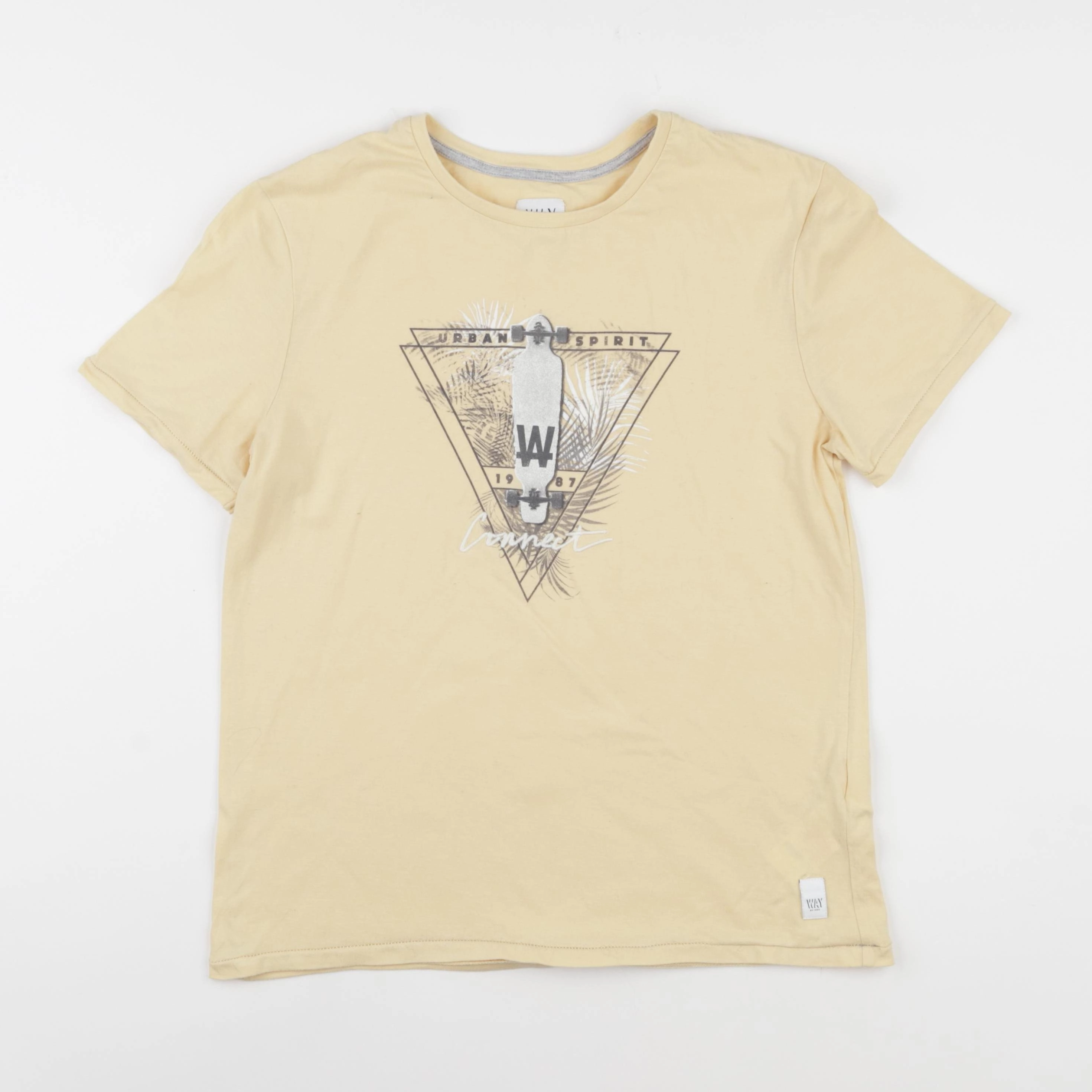 IKKS - tee-shirt jaune - 14 ans