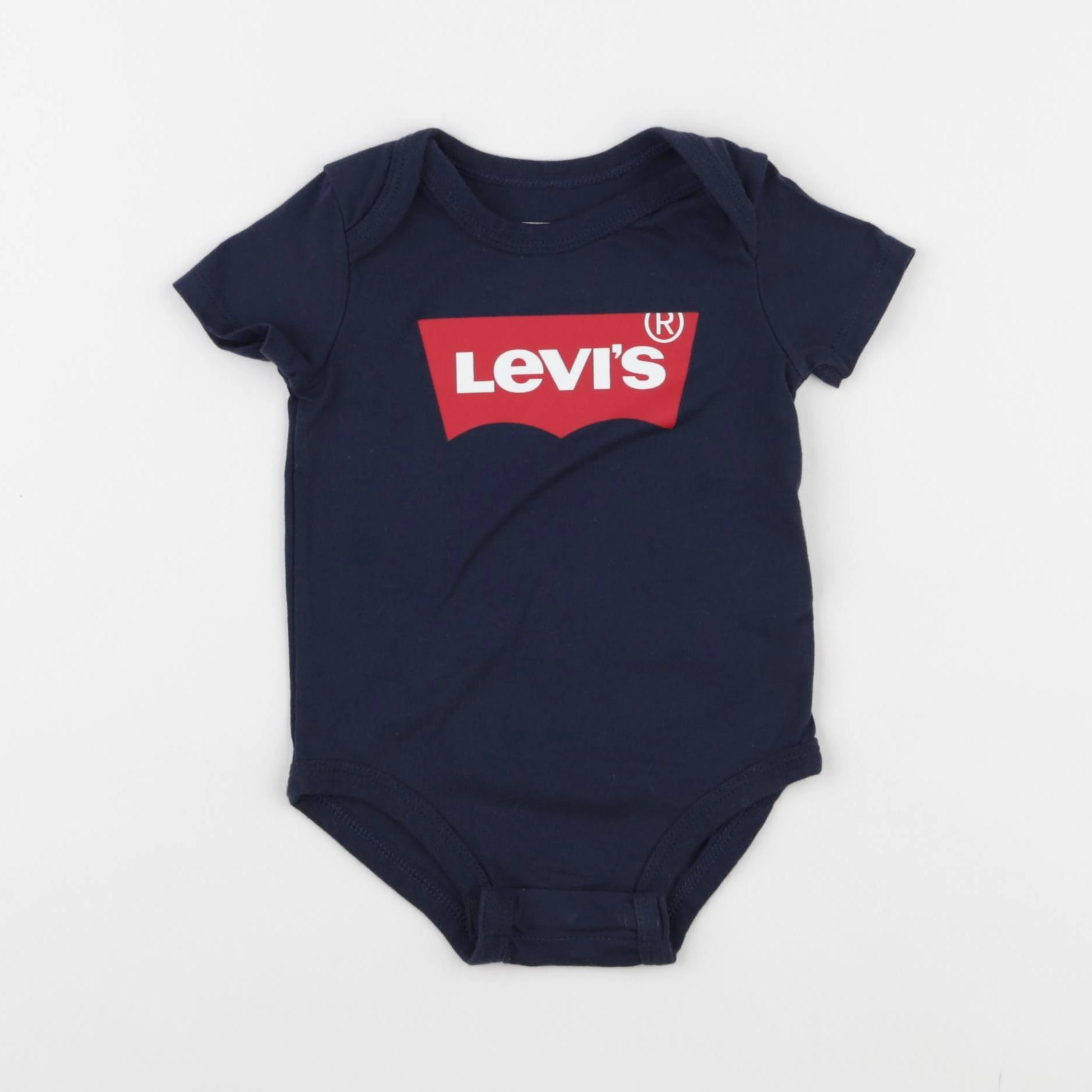 Levi's - body bleu - 0/6 mois