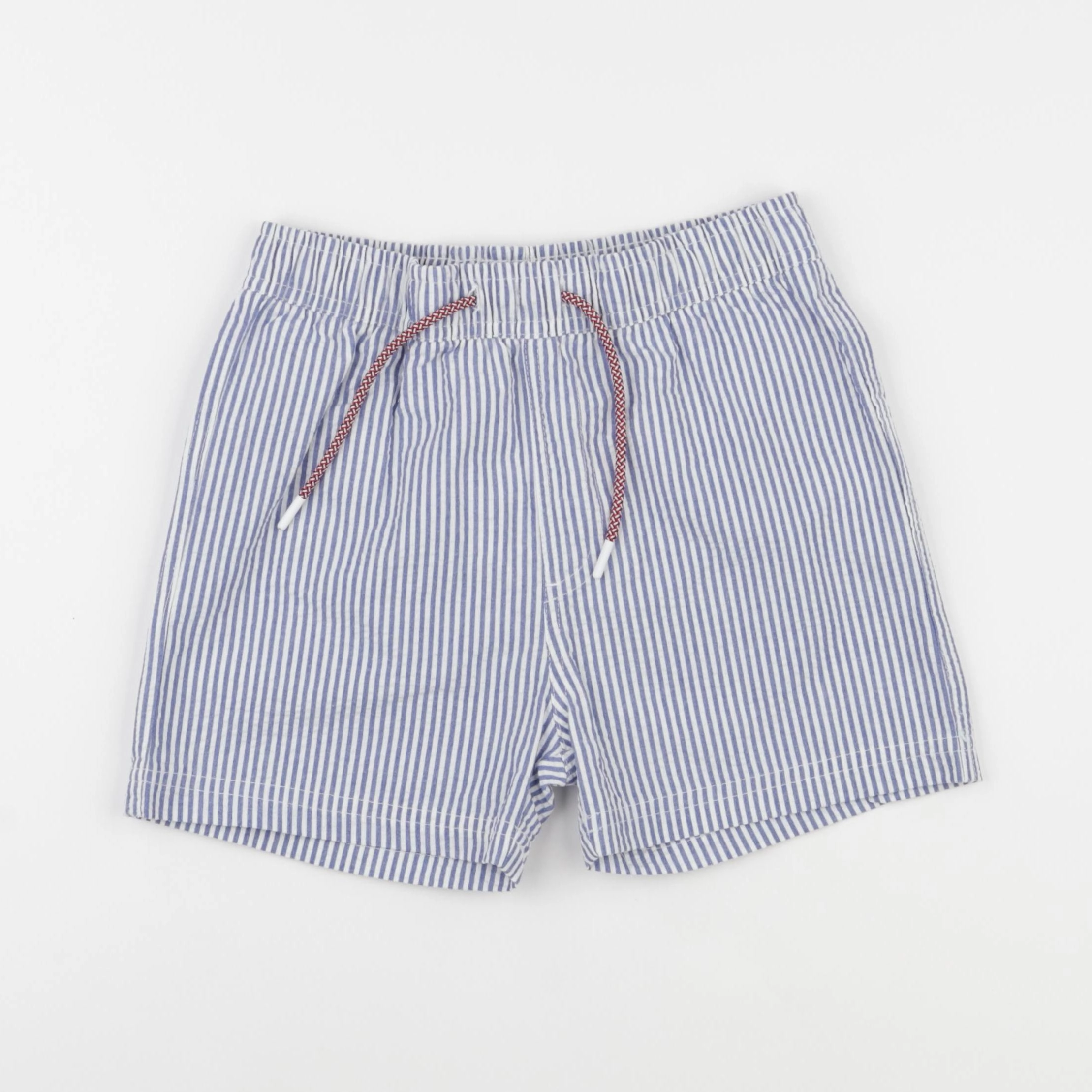 Monoprix - maillot de bain blanc, bleu - 8 ans