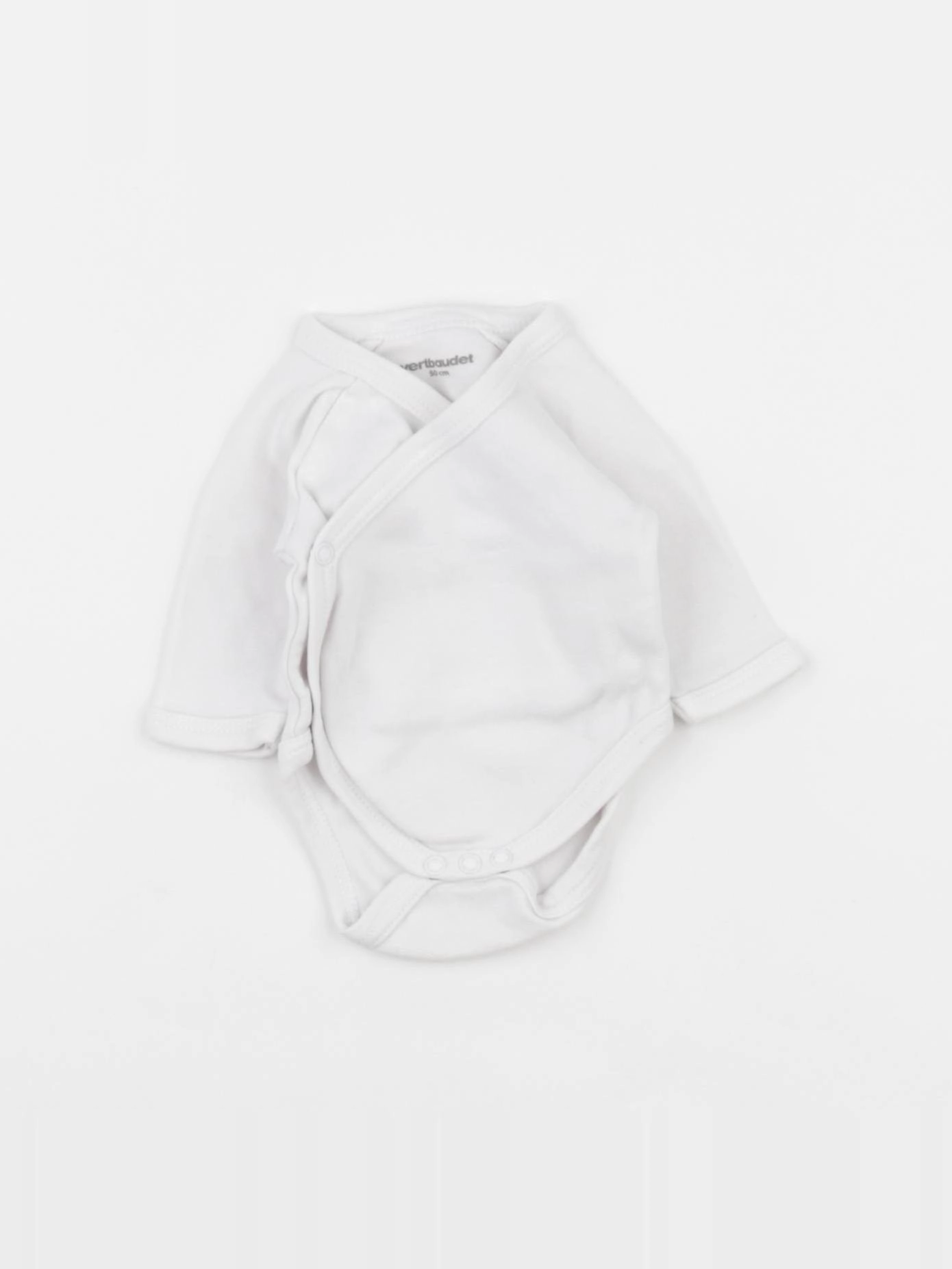 Vertbaudet - body blanc - 0 mois
