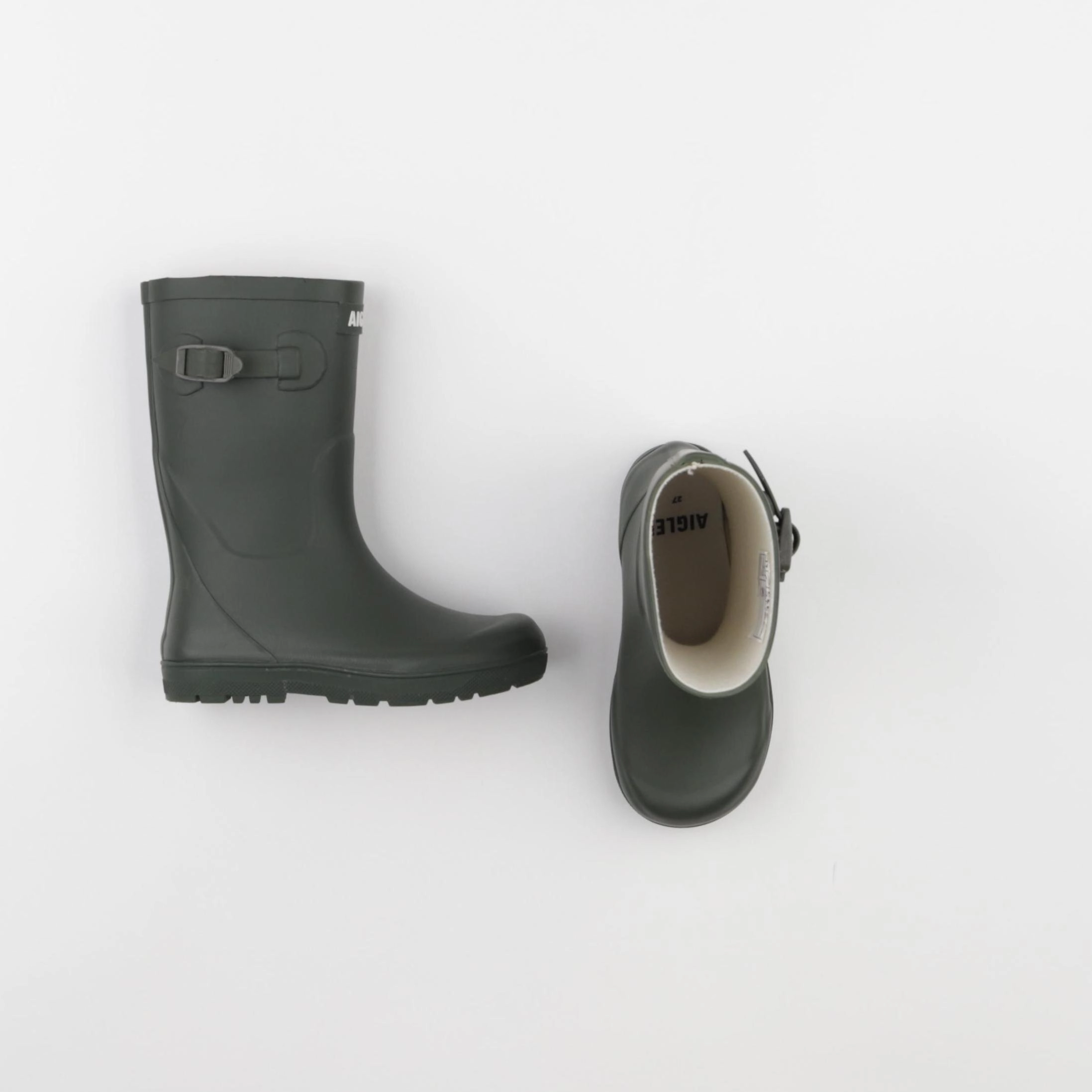 Aigle - bottes vert - pointure 27