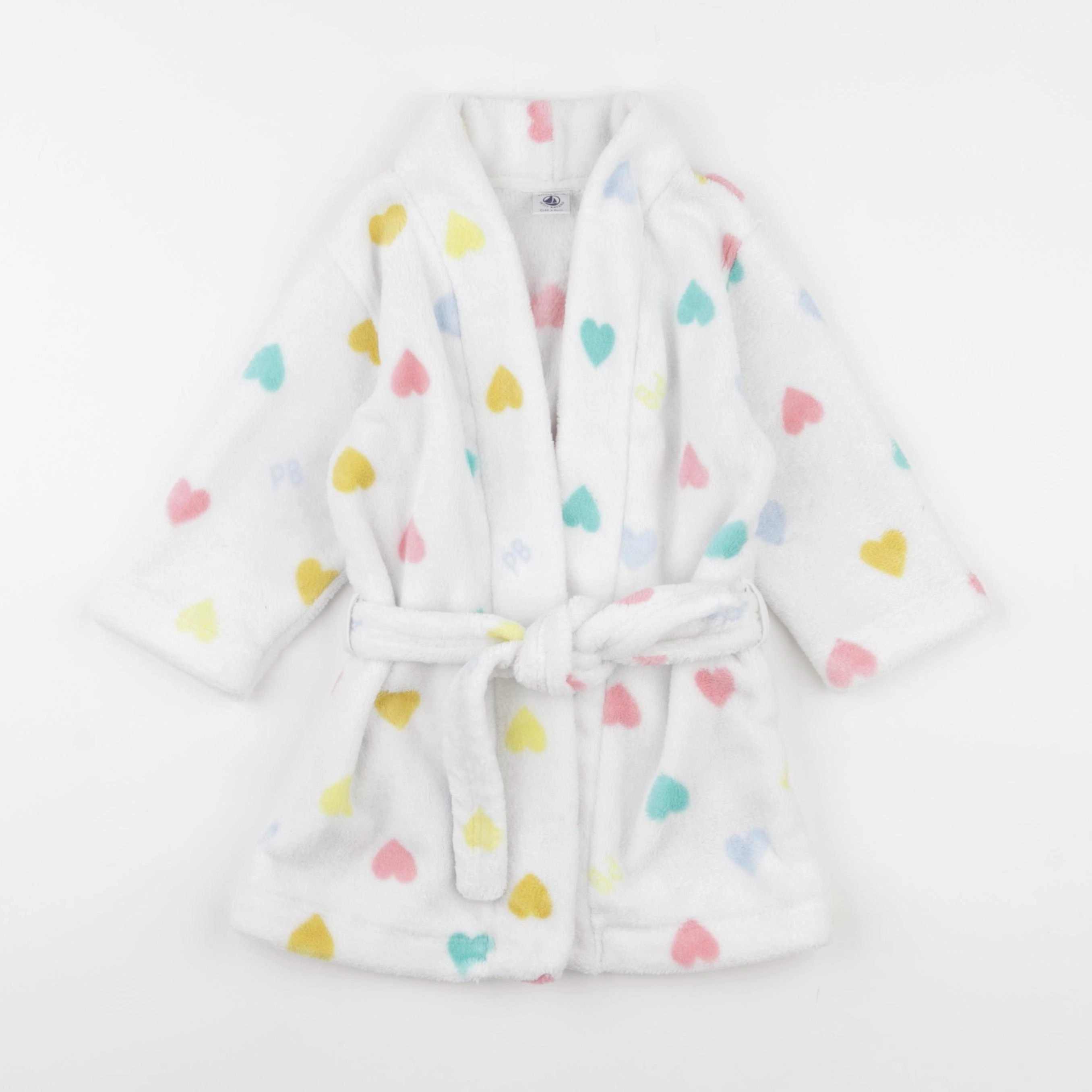 Petit Bateau - robe de chambre multicolore - 2/3 ans