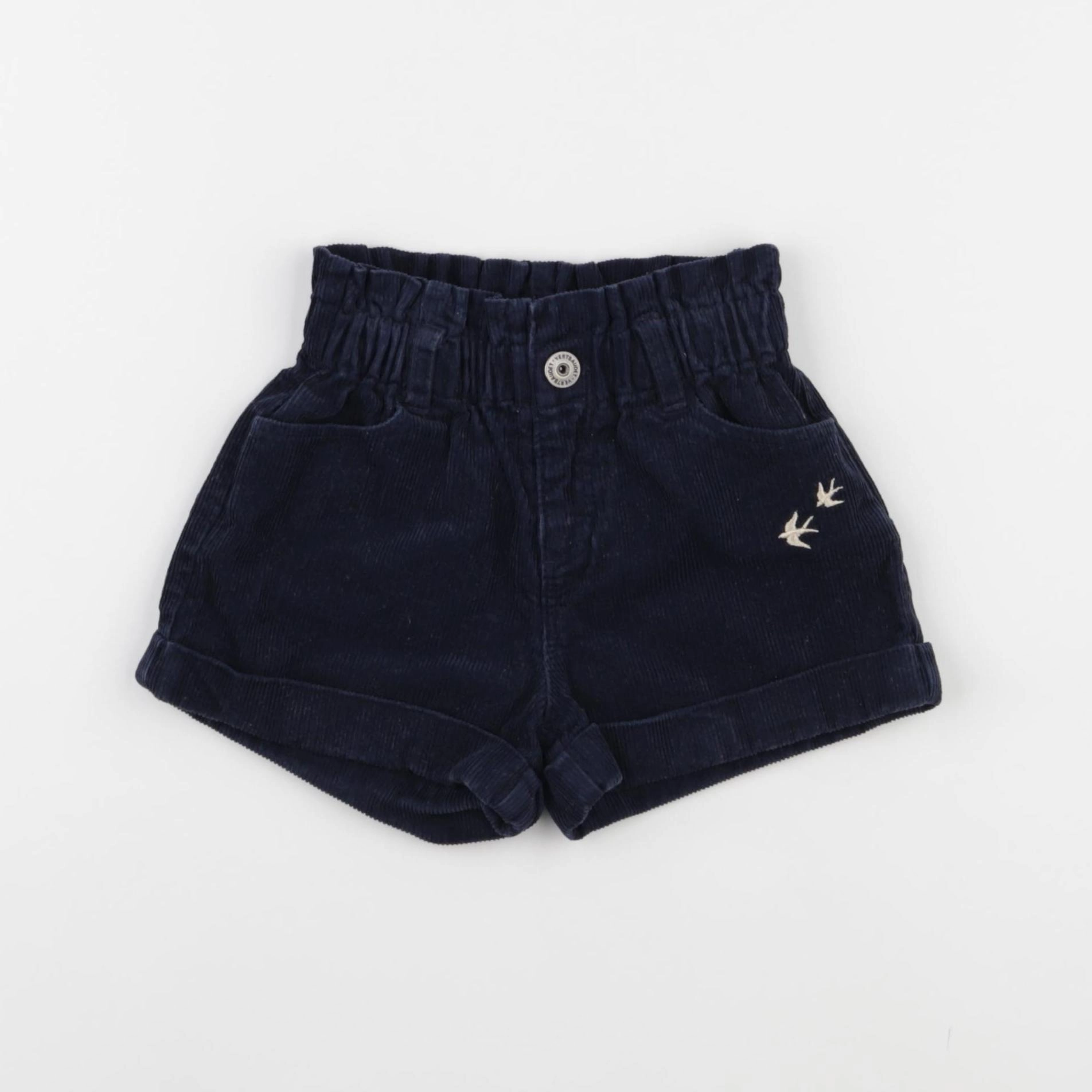 Vertbaudet - short bleu - 4 ans
