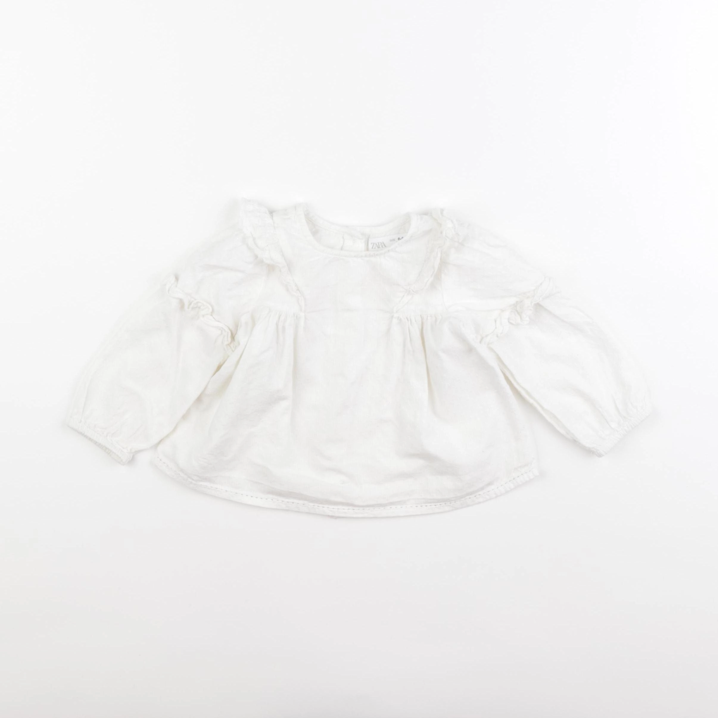 Zara - blouse beige - 6/9 mois