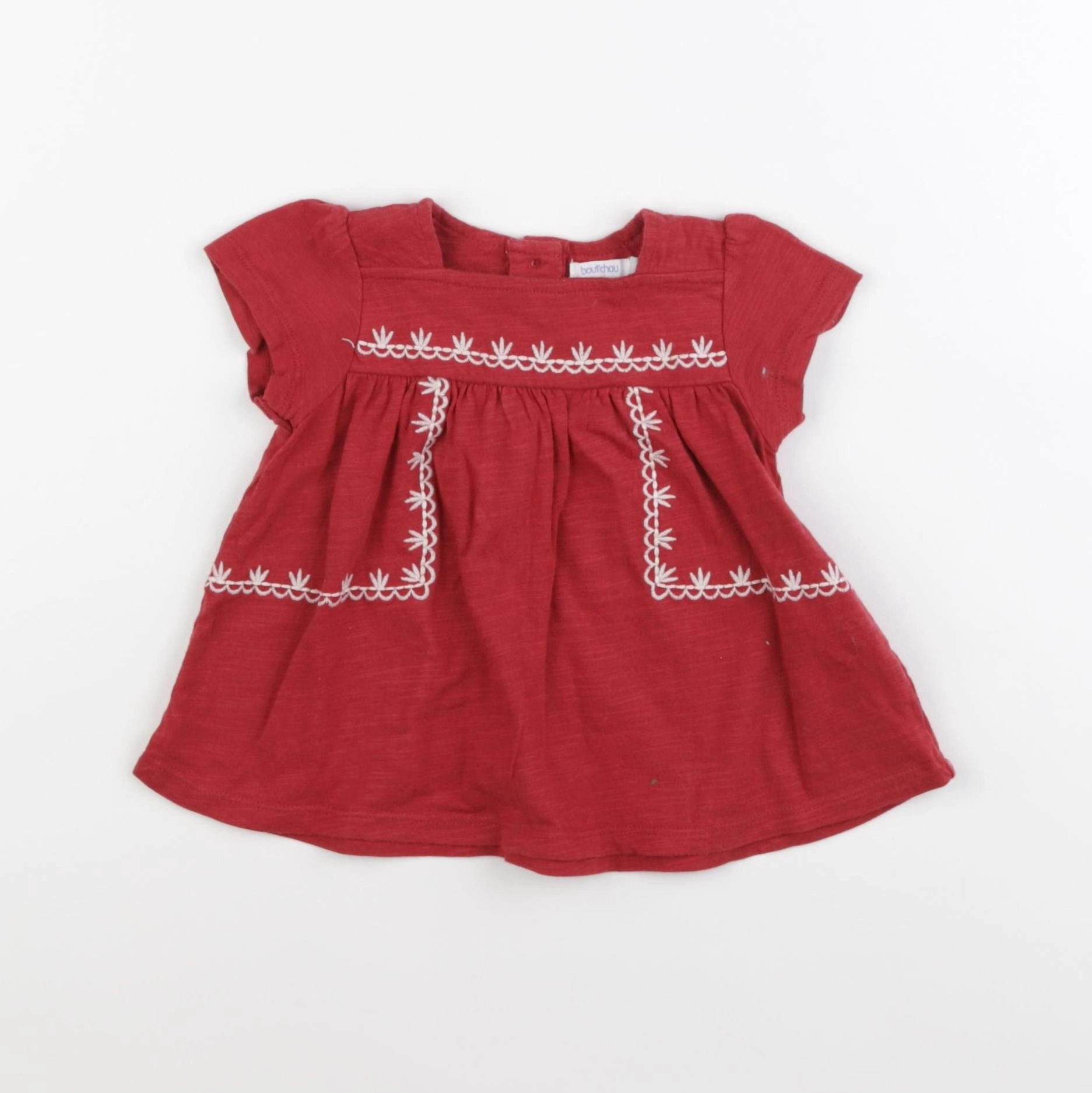Boutchou - tee-shirt rouge - 12 mois