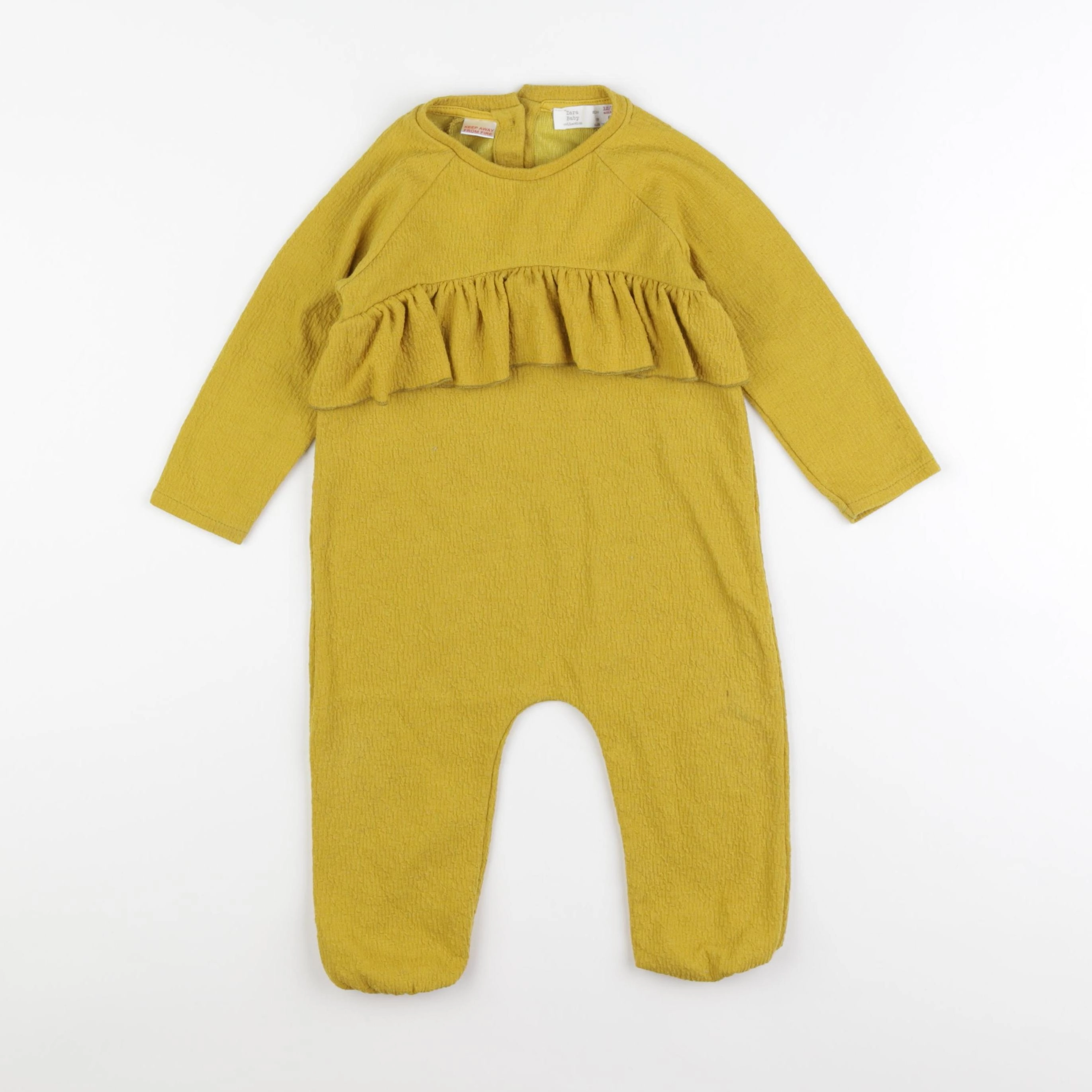 Zara - combinaison jaune - 12/18 mois