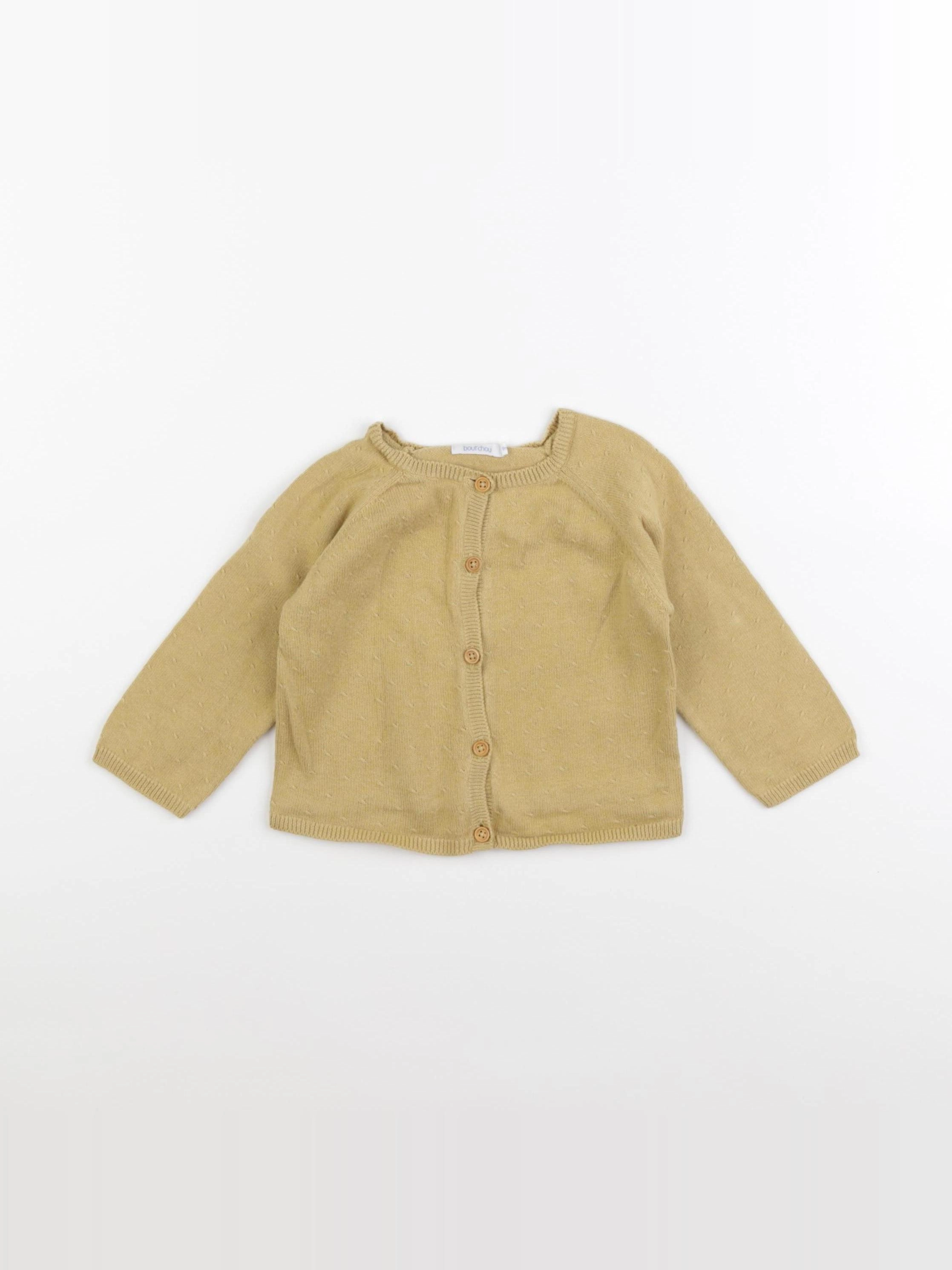 Boutchou - gilet jaune - 9 mois