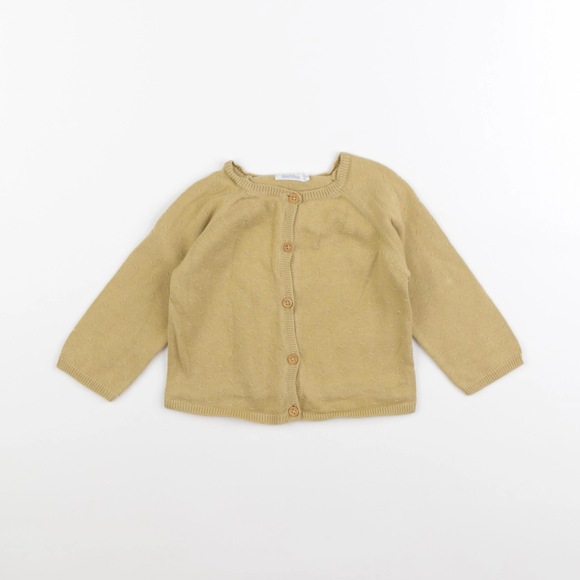 Boutchou - gilet jaune - 9 mois