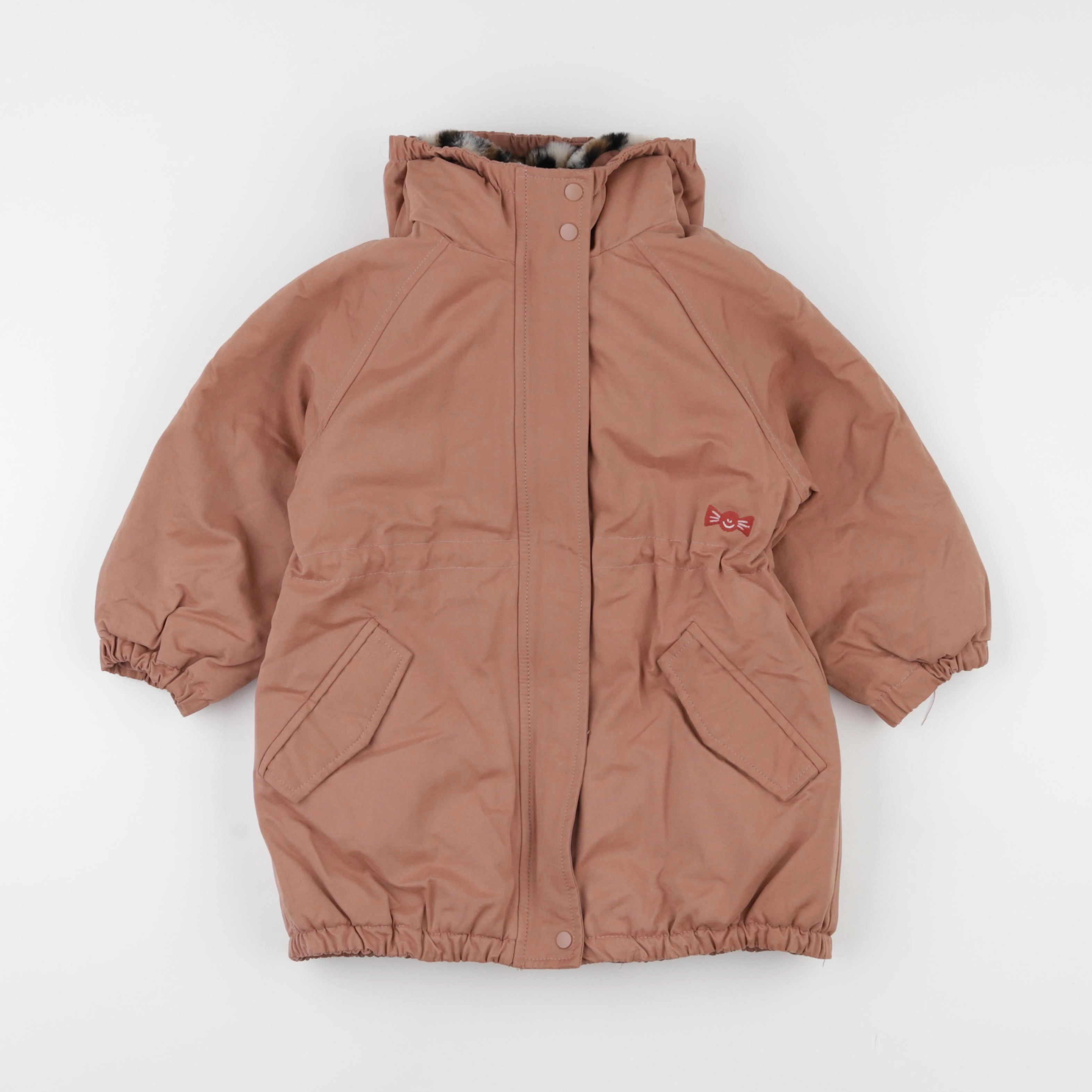 Vertbaudet - parka rose - 6 ans