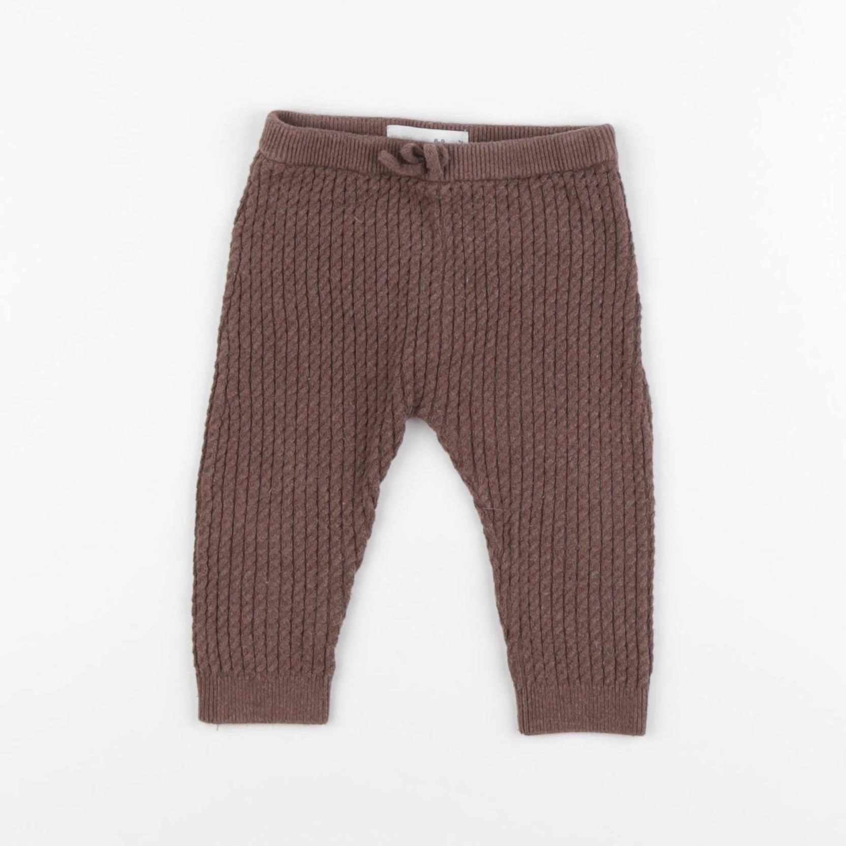 Zara - legging marron - 6/9 mois