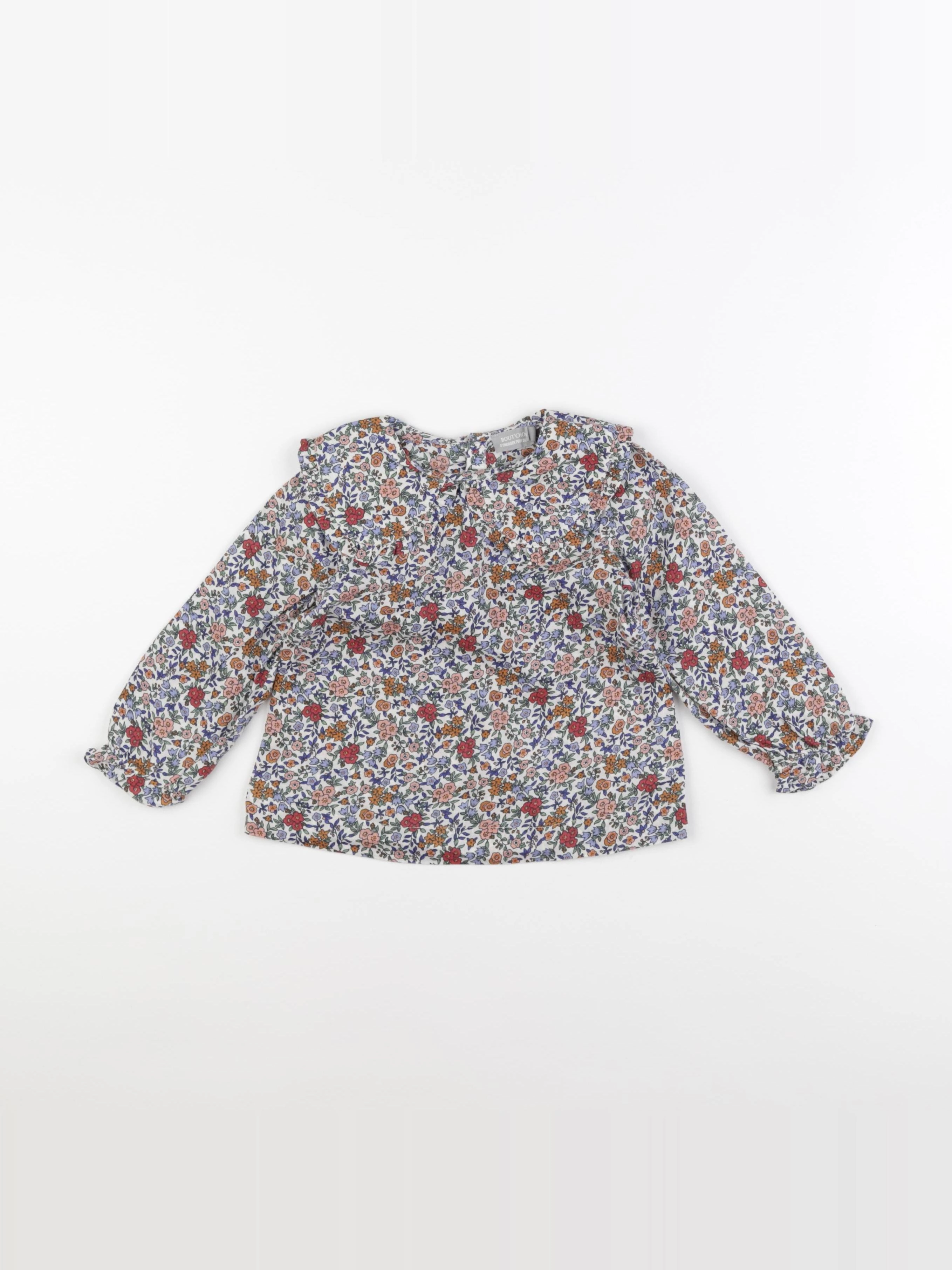Boutchou - blouse multicolore - 24 mois